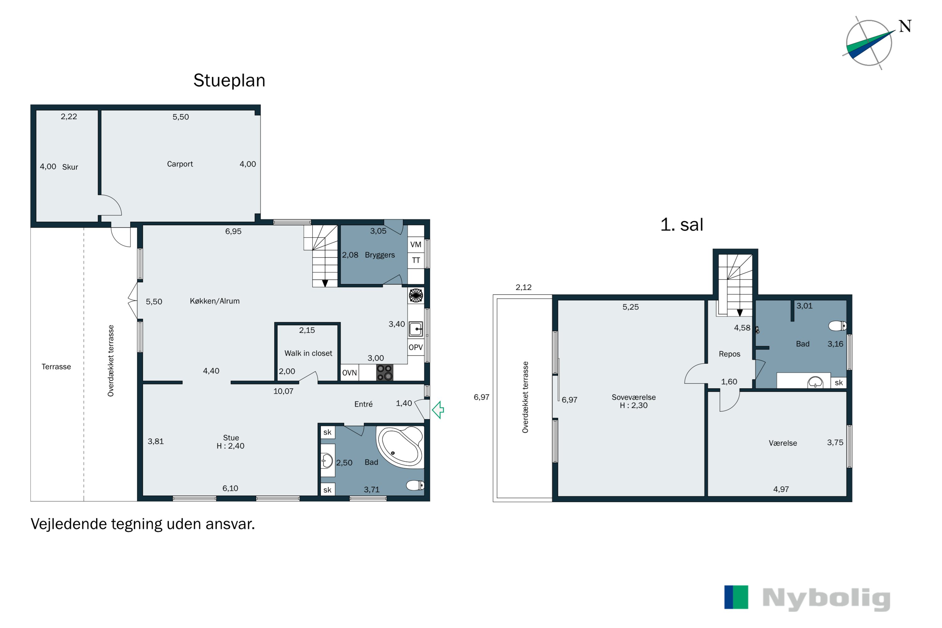 Plantegninger billede af Lyngvej 8, 6600 Vejen