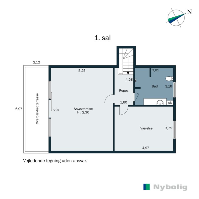 Plantegninger billede af Lyngvej 8, 6600 Vejen