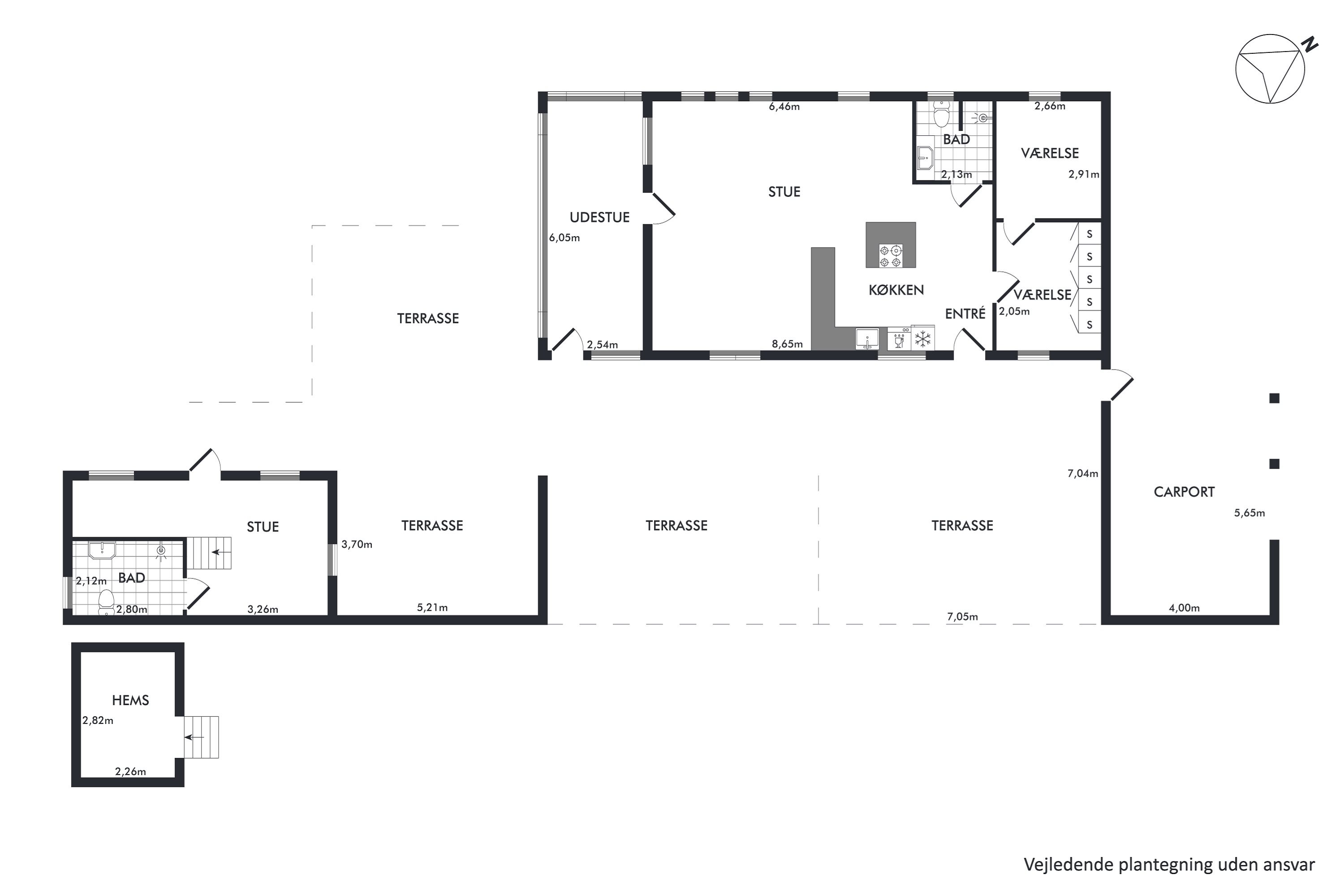 Plantegninger billede af Kongeparken 3, Koldkær, 9370 Hals