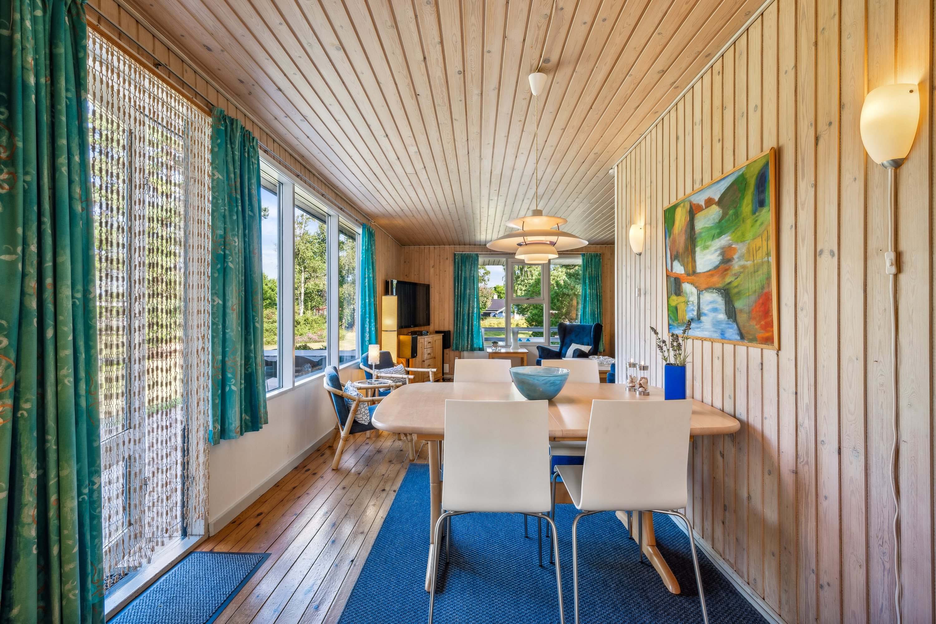 Fremhævet stue billede i fuldskærmstilstand. Billede af Øreflippen 52, Øer Strand, 8400 Ebeltoft