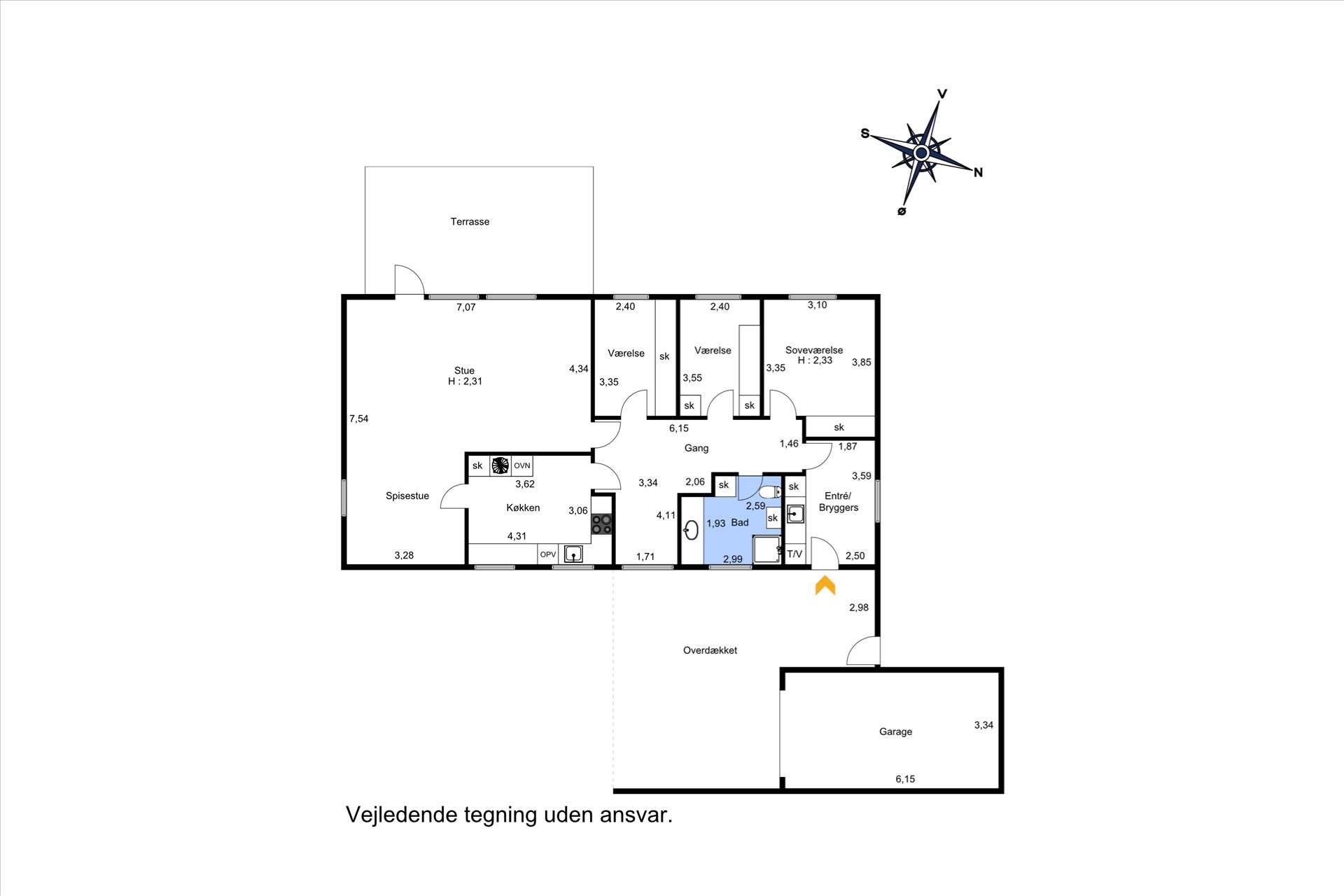 Plantegninger billede af Høgevej 13, 9640 Farsø