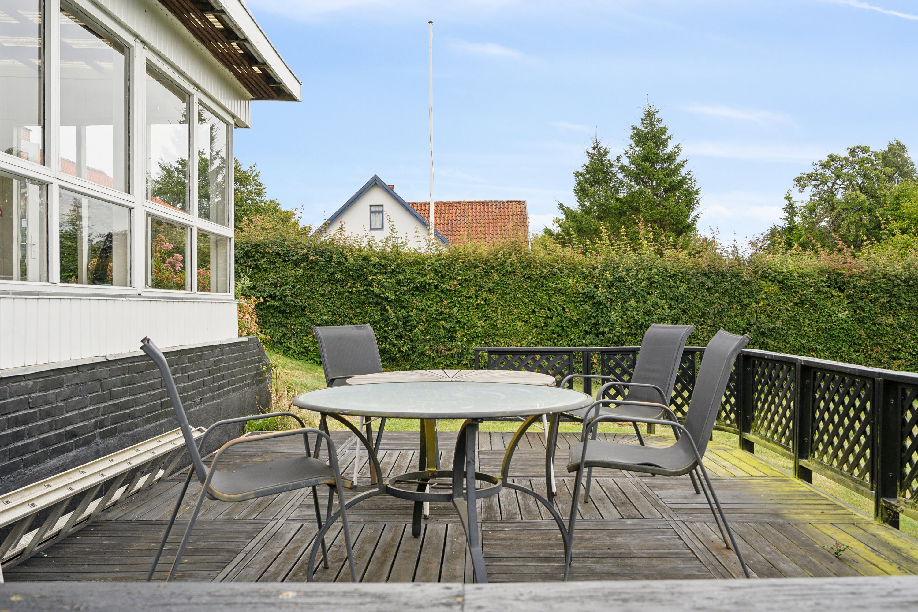 Fremhævet terrasse billede i fuldskærmstilstand. Billede af Freerslevvej 28, 4690 Haslev