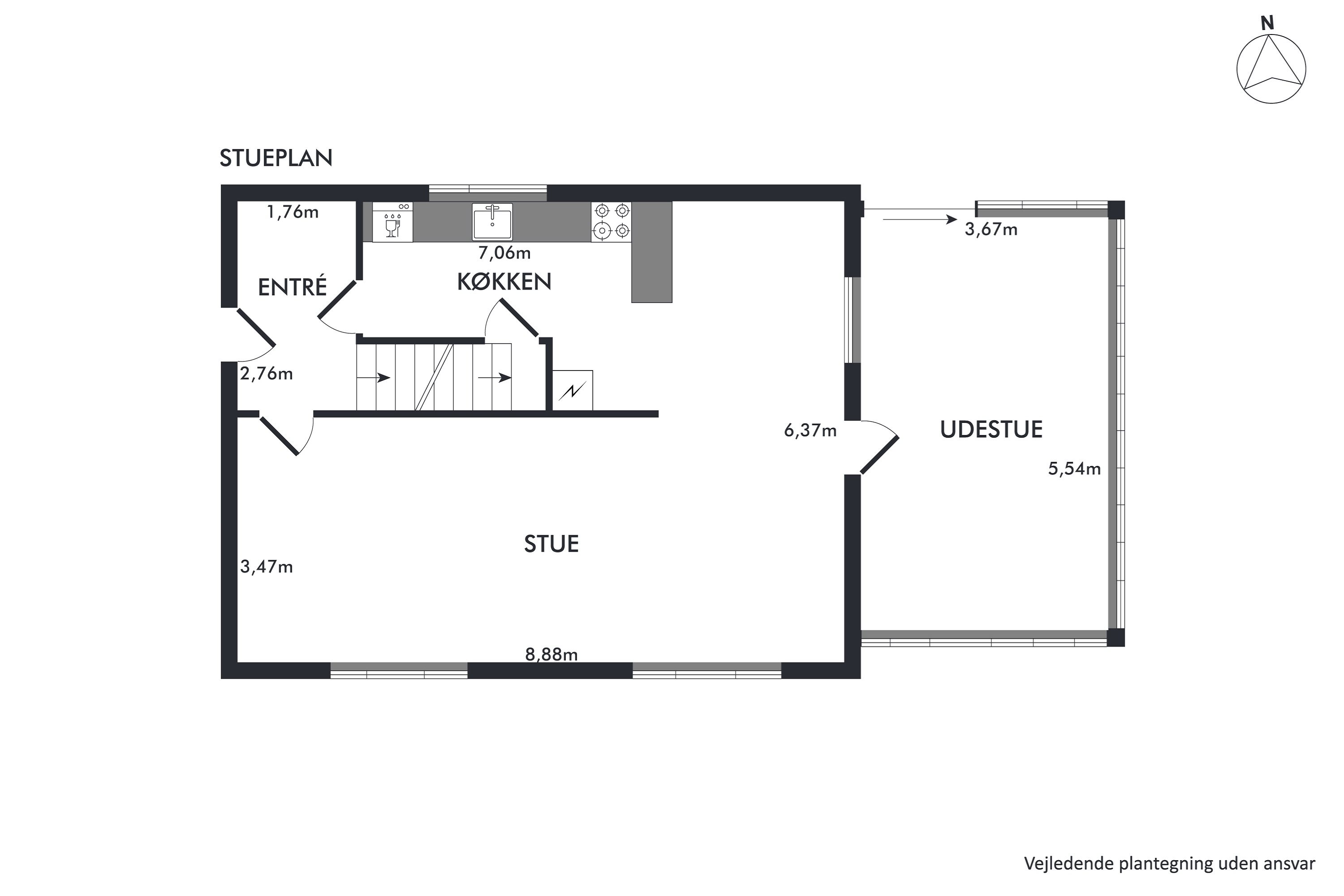 Plantegninger billede af Hovedgaden 75, 8831 Løgstrup