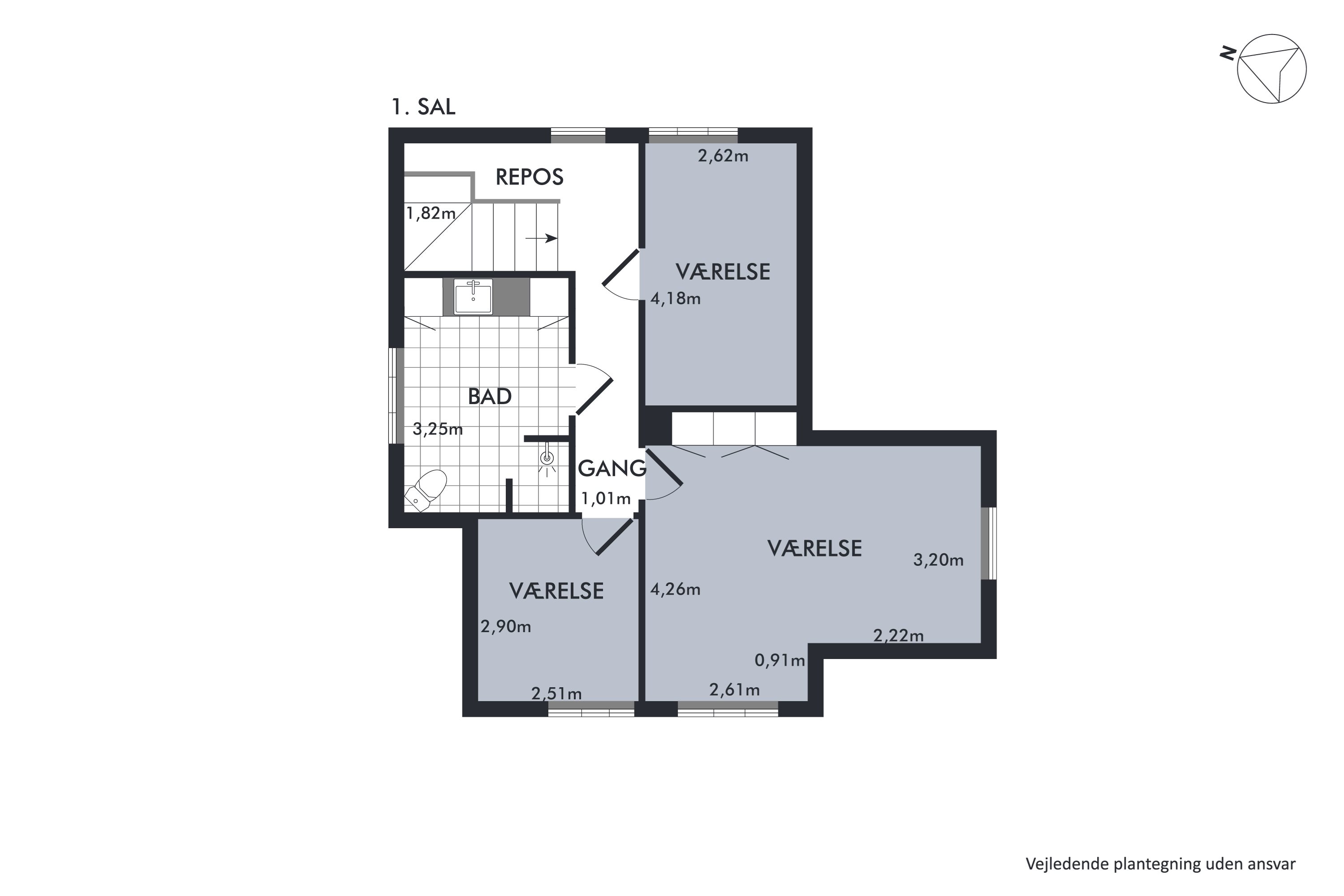 Plantegninger billede af Næssundvej 284, Ø Hvidbjerg, 7970 Redsted M