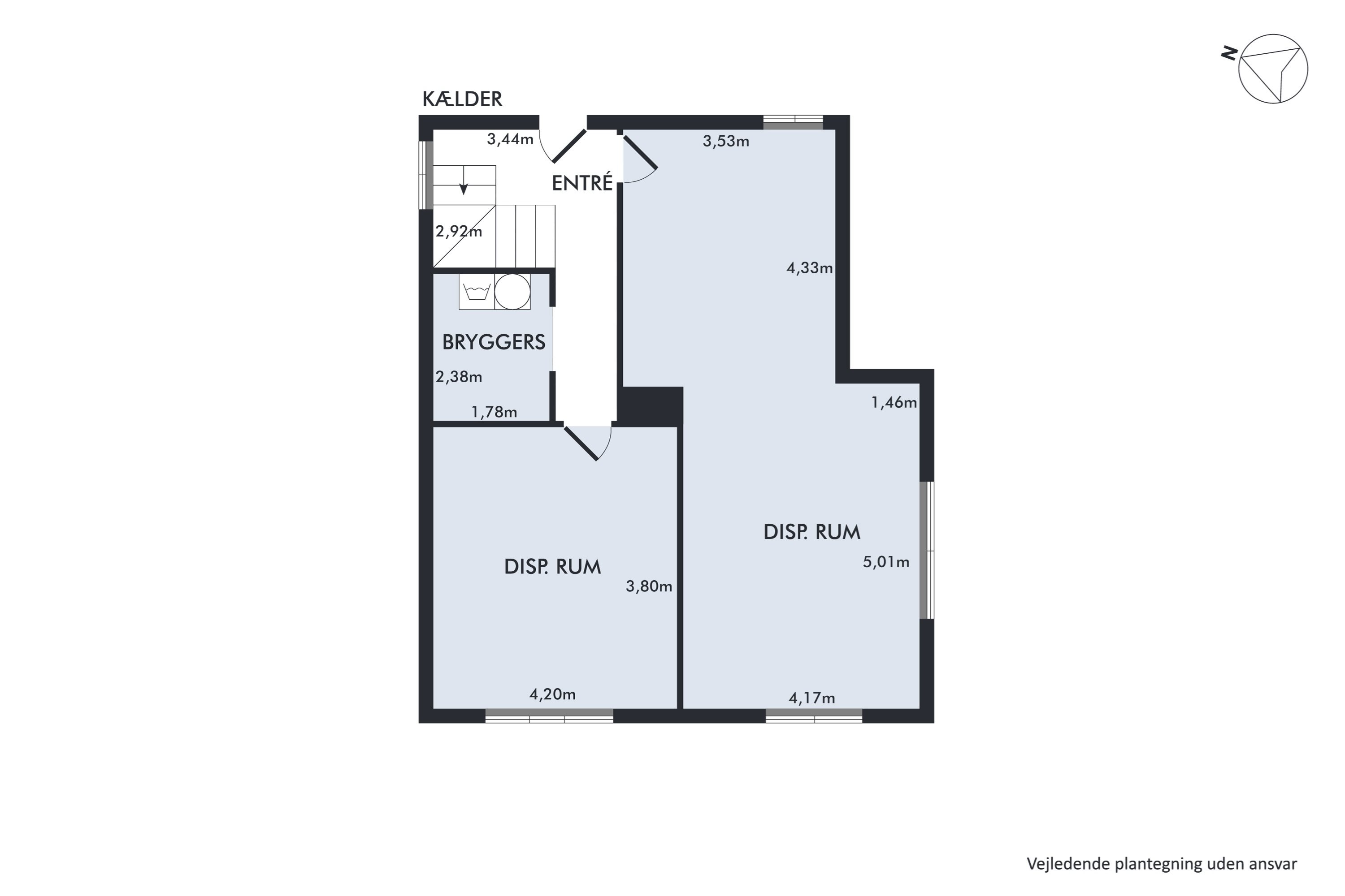 Plantegninger billede af Næssundvej 284, Ø Hvidbjerg, 7970 Redsted M