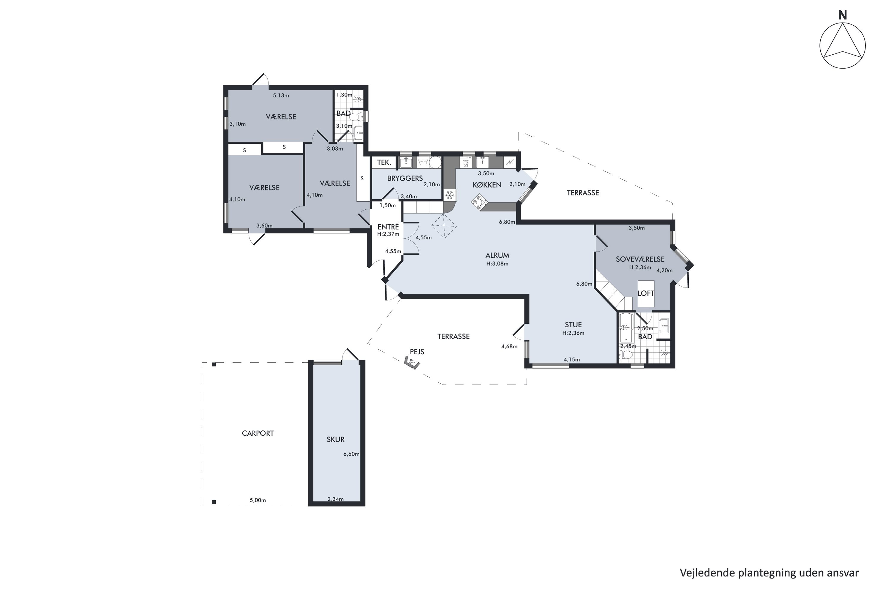 Plantegninger billede af Vesterhegnet 76, 4600 Køge