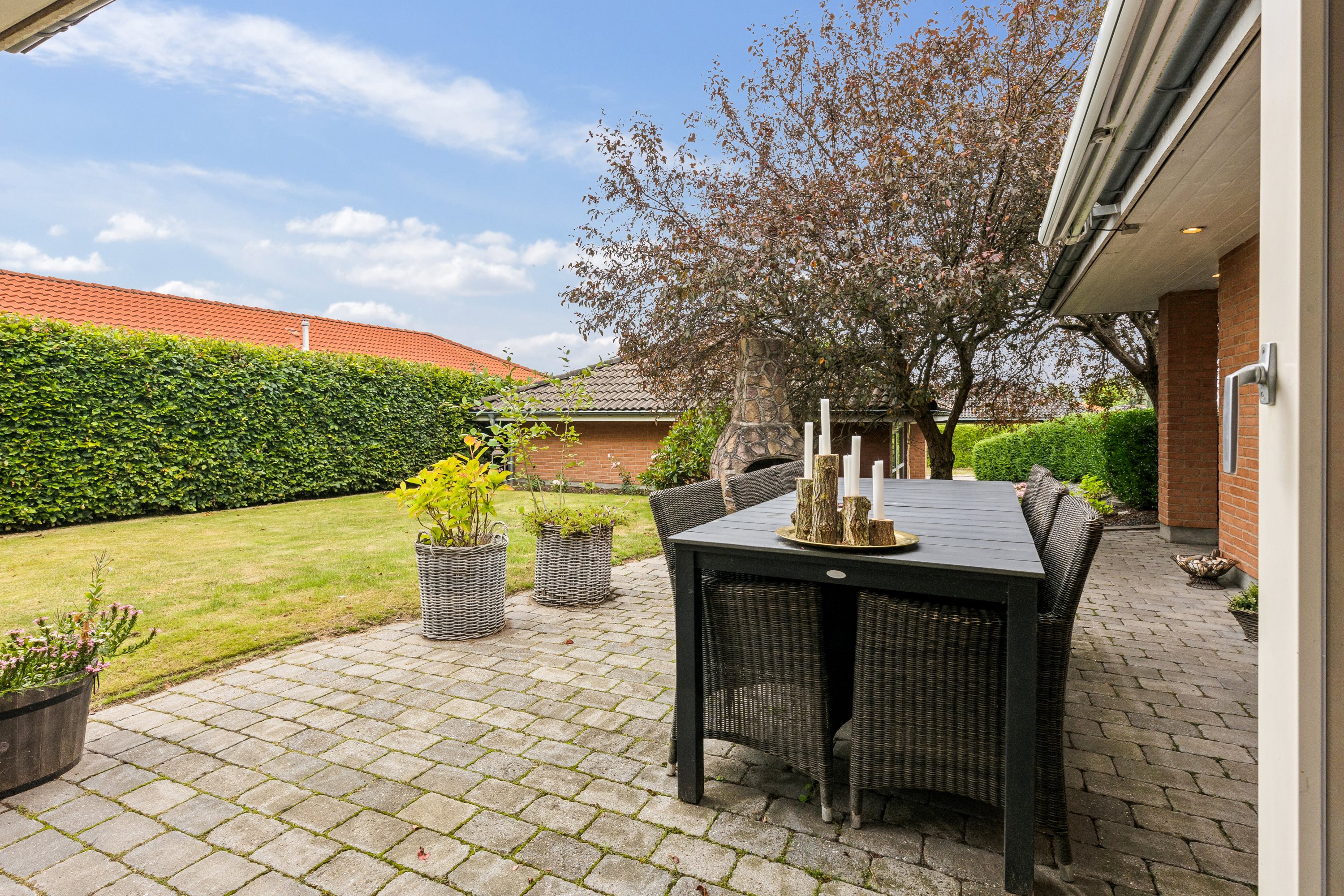 Fremhævet terrasse billede i fuldskærmstilstand. Billede af Vesterhegnet 76, 4600 Køge