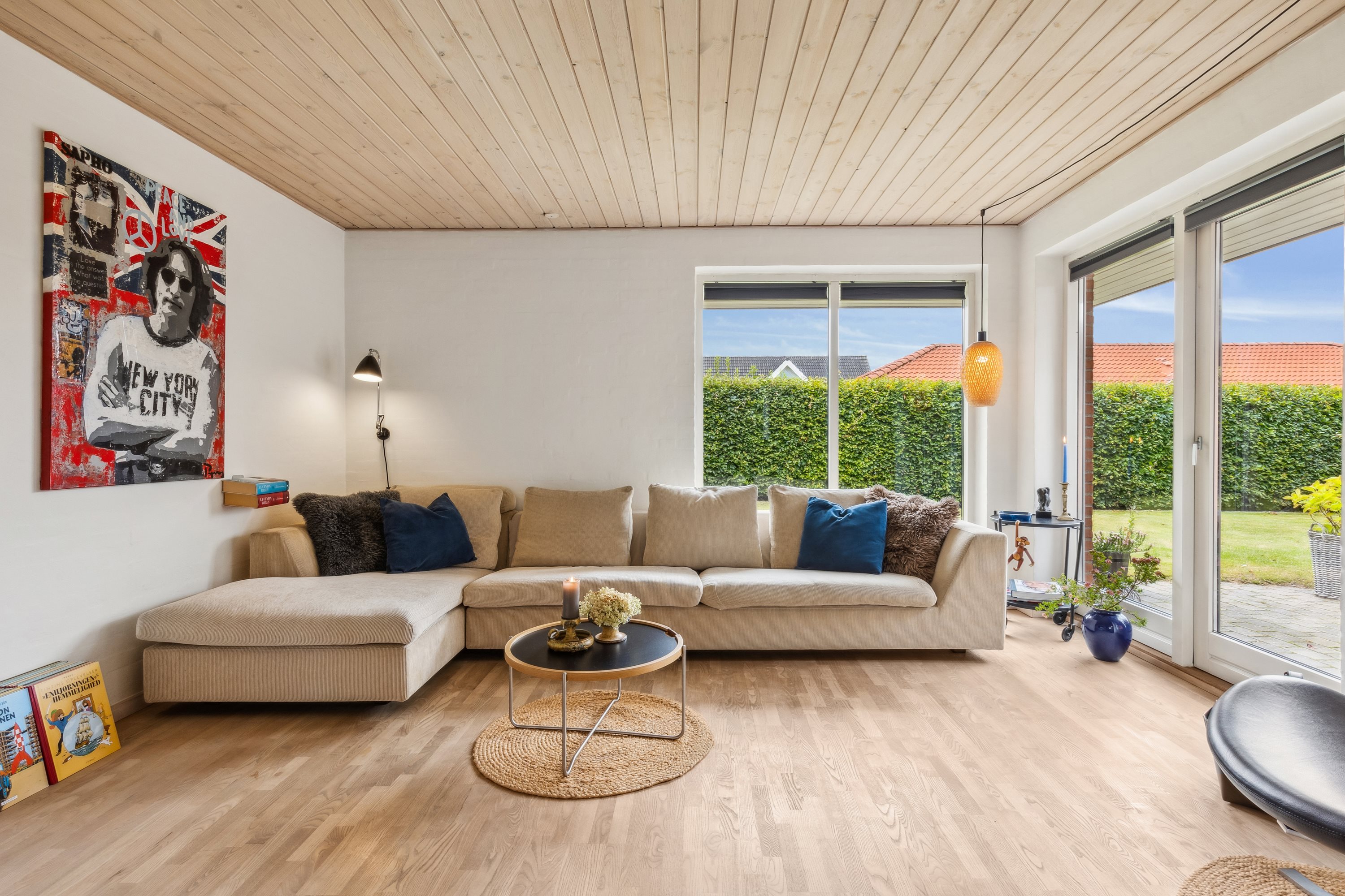 Fremhævet stue billede i fuldskærmstilstand. Billede af Vesterhegnet 76, 4600 Køge