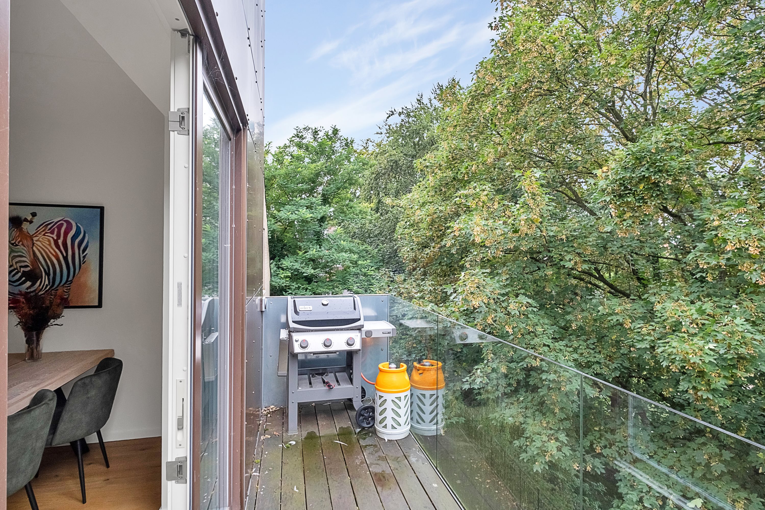 Miniaturebillede 1: altan. Billede af Hallssti 7, 1. th., 8000 Aarhus C