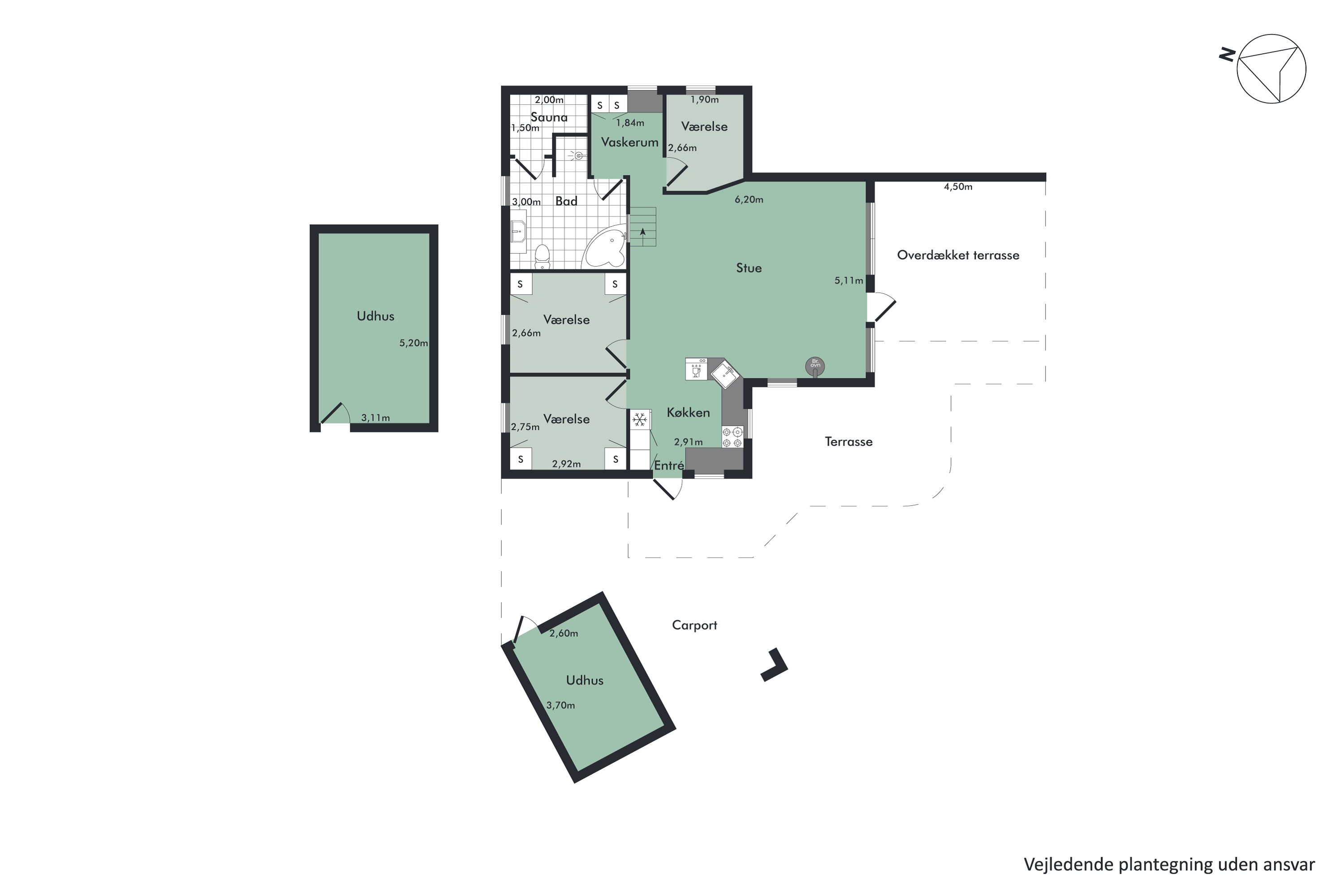Plantegninger billede af Junovej 13, Gl Bisnap, 9370 Hals