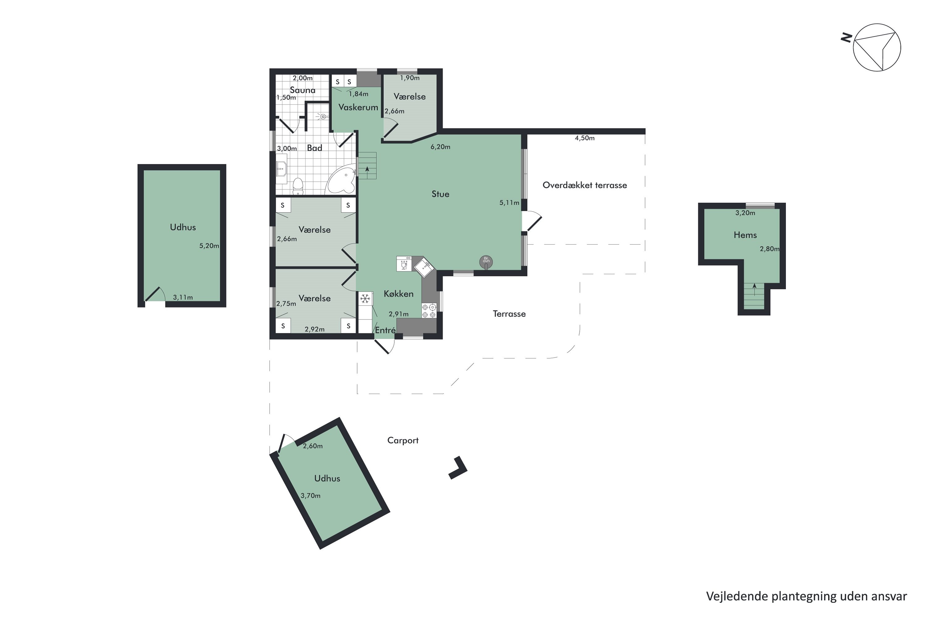 Plantegninger billede af Junovej 13, Gl Bisnap, 9370 Hals