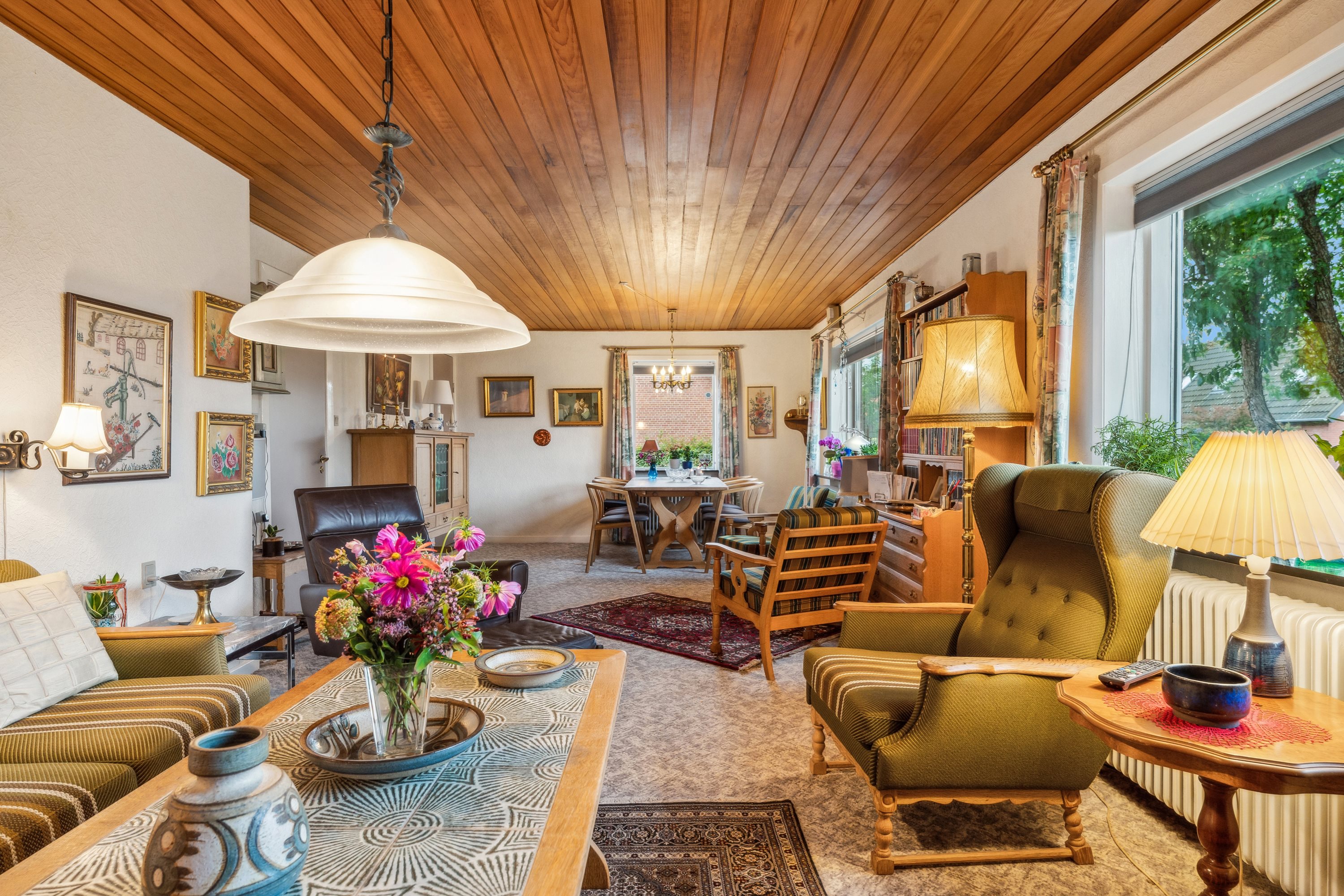 Fremhævet stue billede i fuldskærmstilstand. Billede af Engvej 4, 8860 Ulstrup