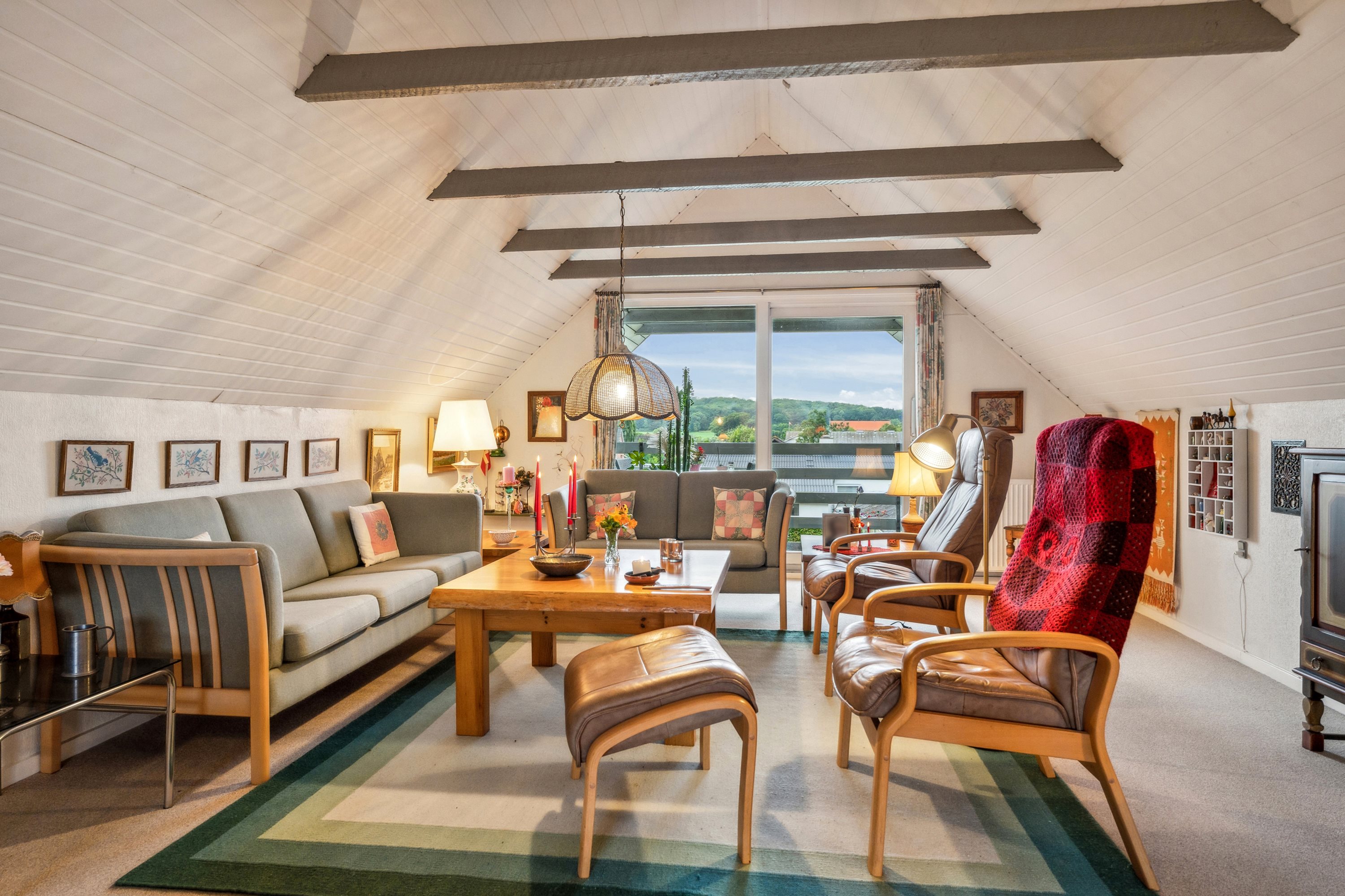 Fremhævet stue billede i fuldskærmstilstand. Billede af Engvej 4, 8860 Ulstrup