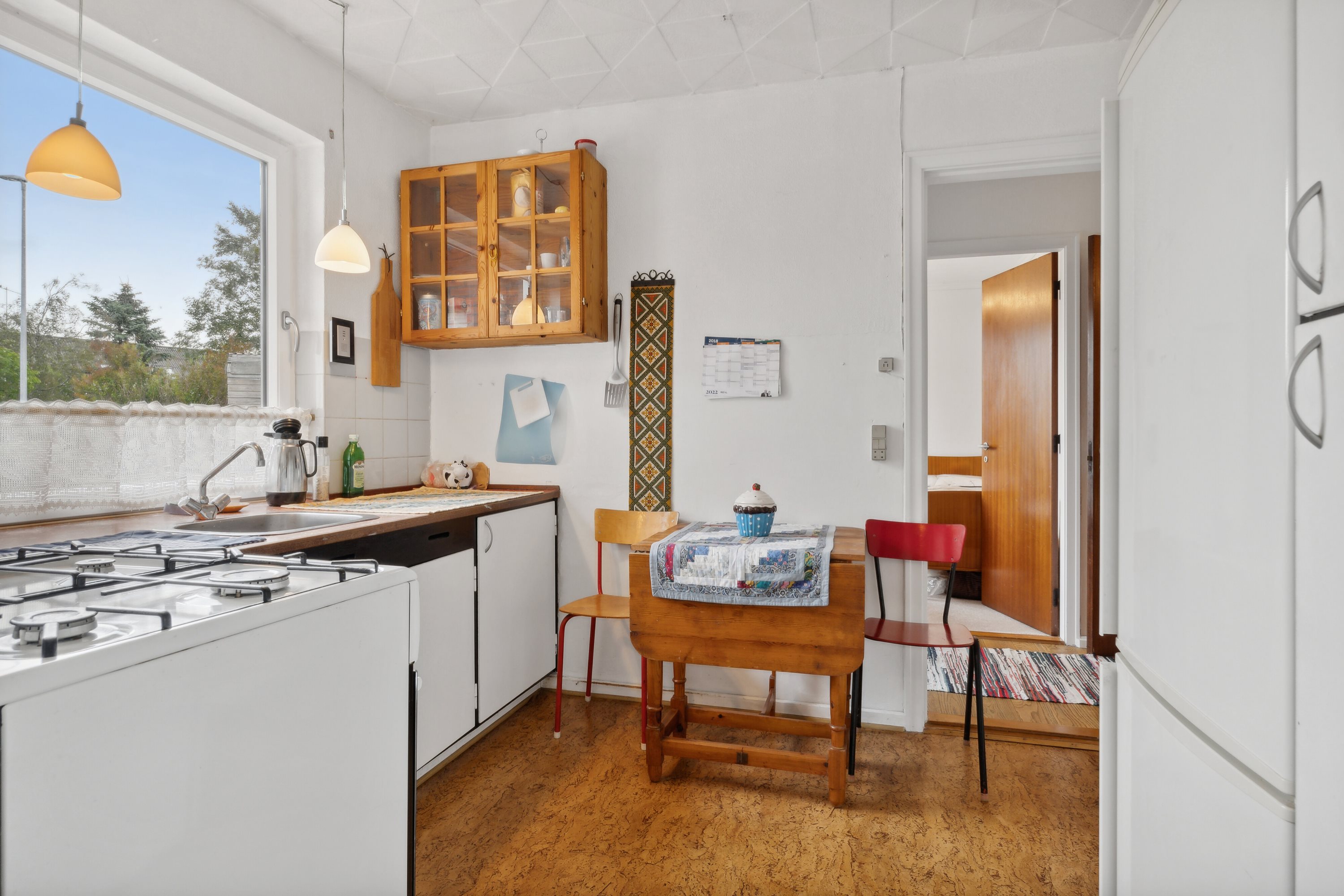 Fremhævet køkken billede i fuldskærmstilstand. Billede af Buen 29, 9881 Bindslev