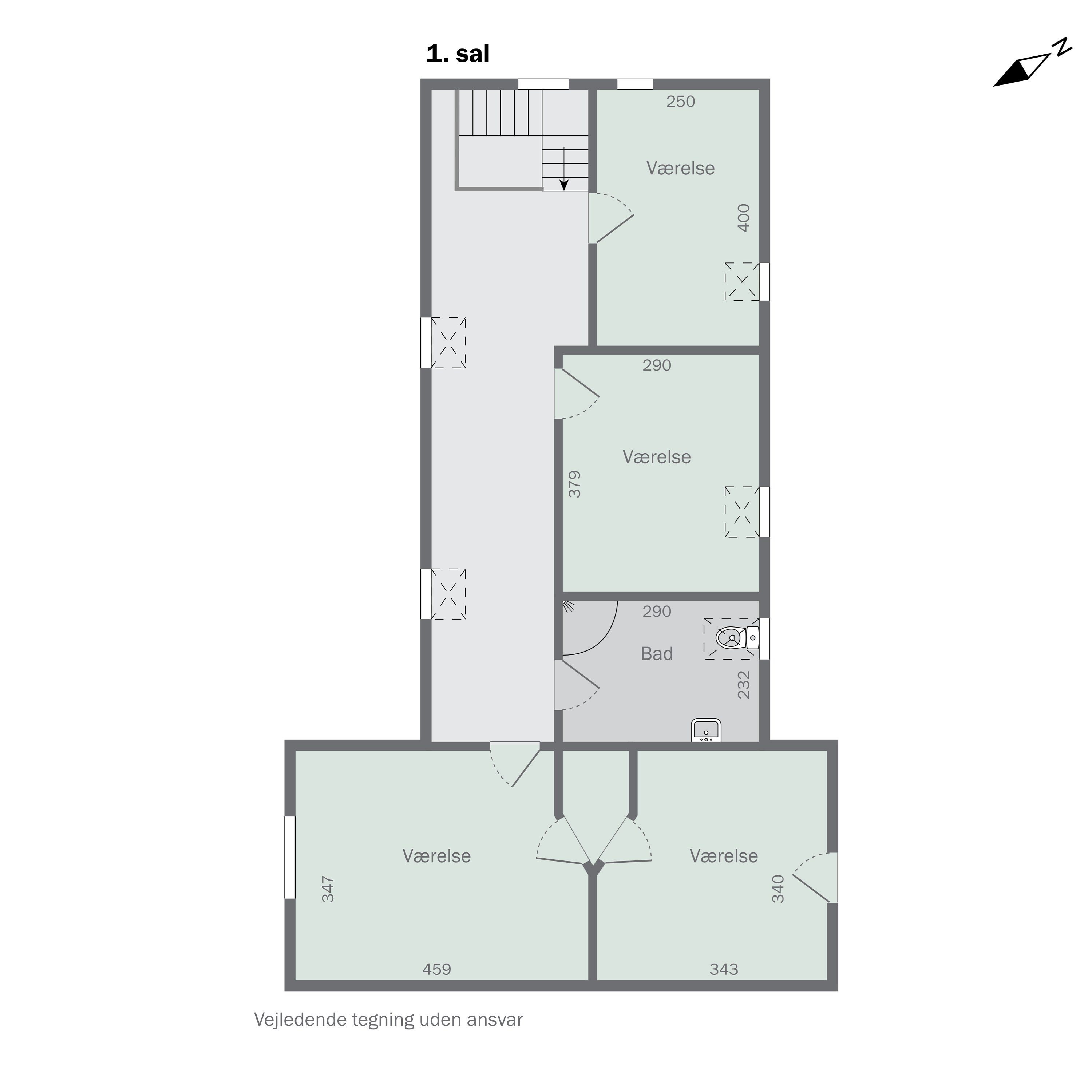 Plantegninger billede af Østerågade 23, Nr Broby, 5672 Broby