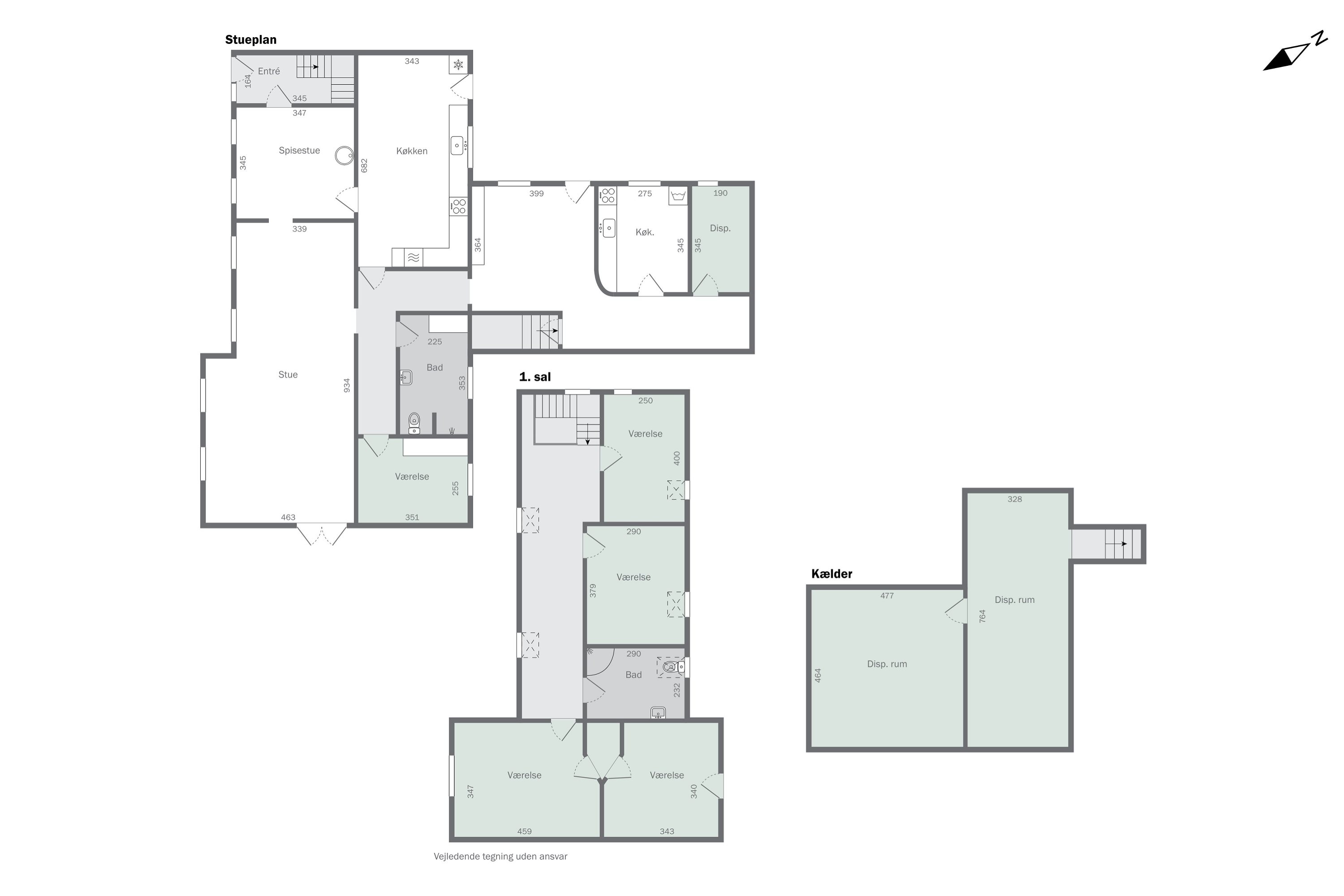 Plantegninger billede af Østerågade 23, Nr Broby, 5672 Broby