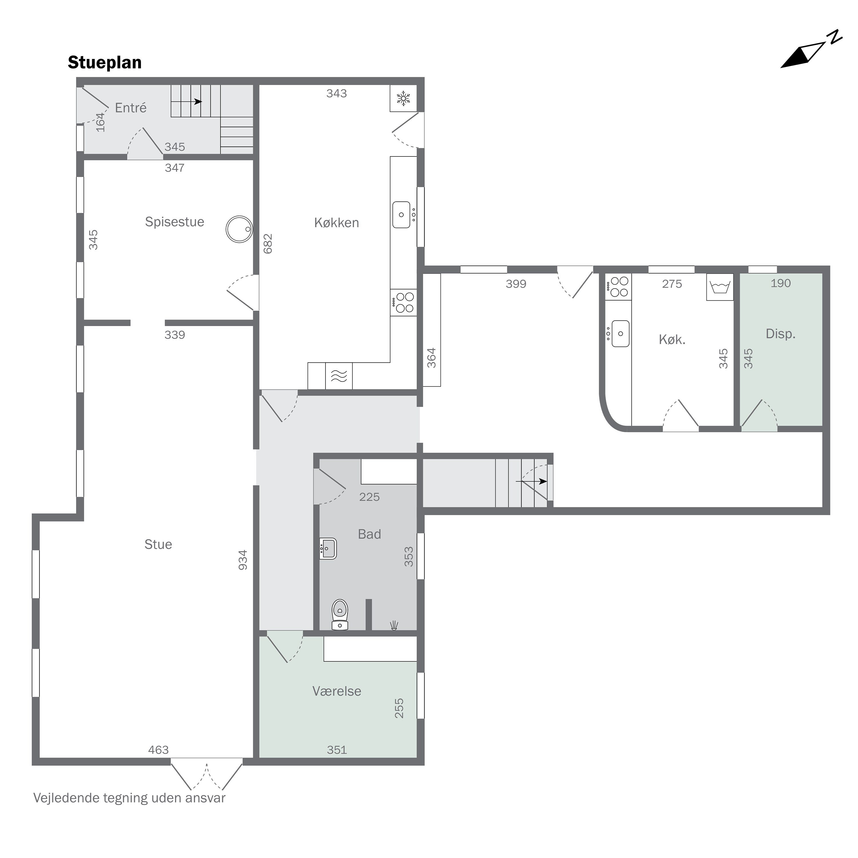 Plantegninger billede af Østerågade 23, Nr Broby, 5672 Broby