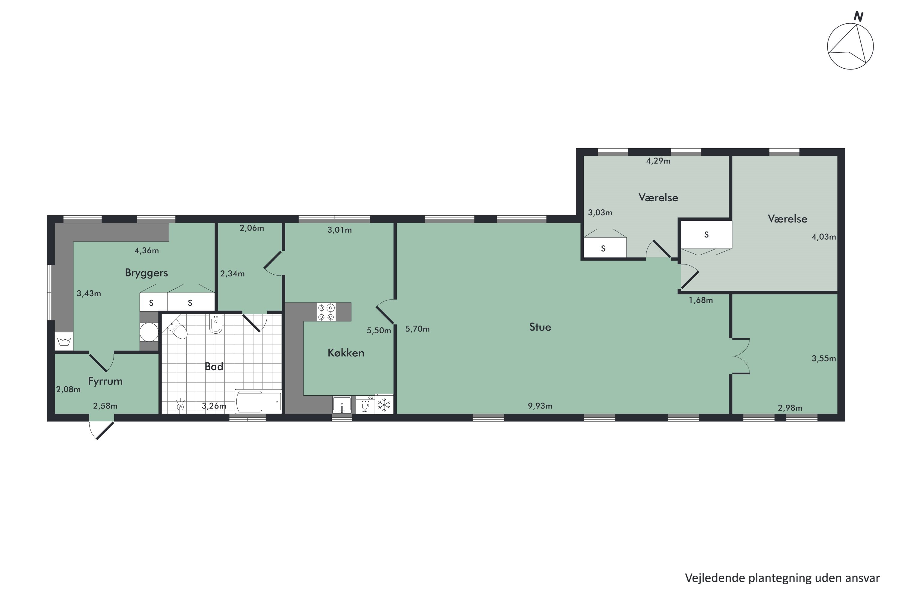 Plantegninger billede af Hadsundvej 99, Als, 9560 Hadsund