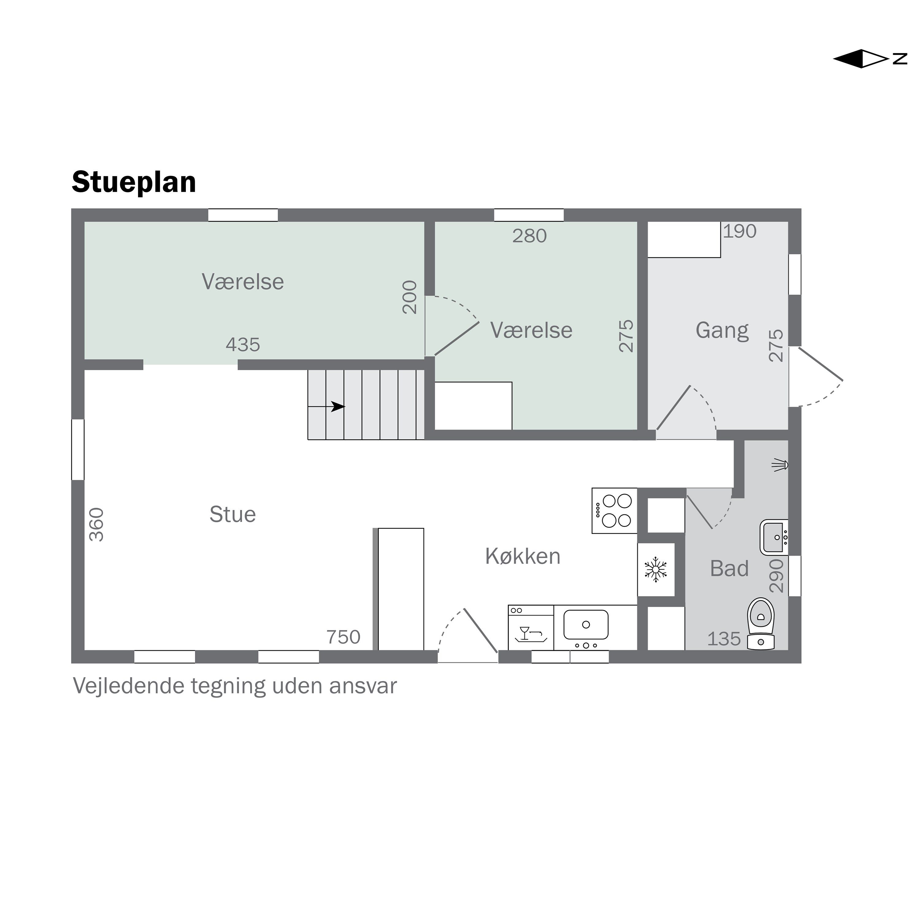 Plantegninger billede af Svinøvej 146, 4750 Lundby