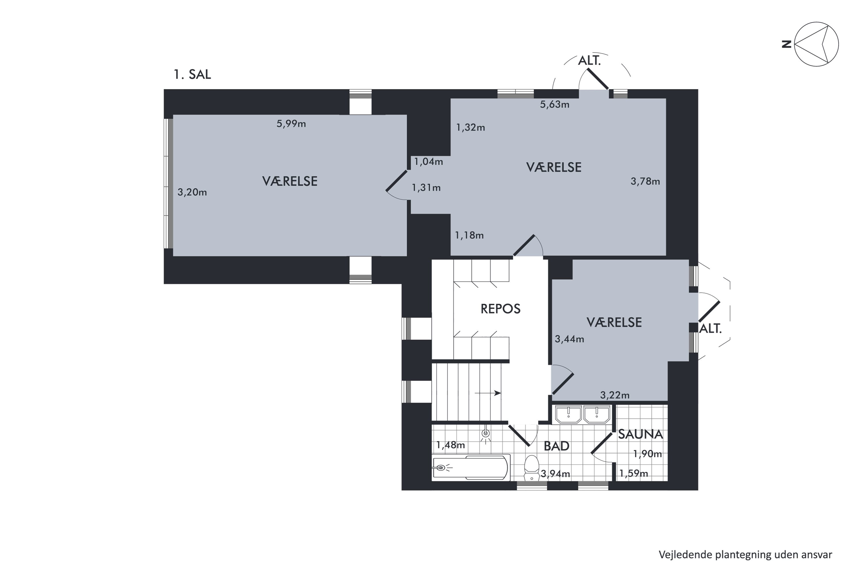 Plantegninger billede af Grydhøjvej 18, Bjergby, 7950 Erslev