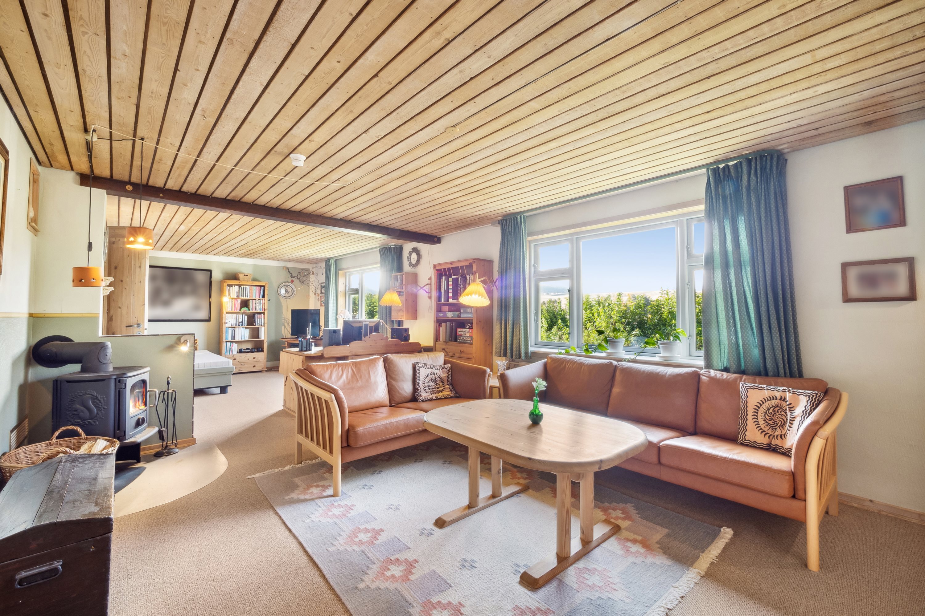 Fremhævet stue billede i fuldskærmstilstand. Billede af Grydhøjvej 18, Bjergby, 7950 Erslev