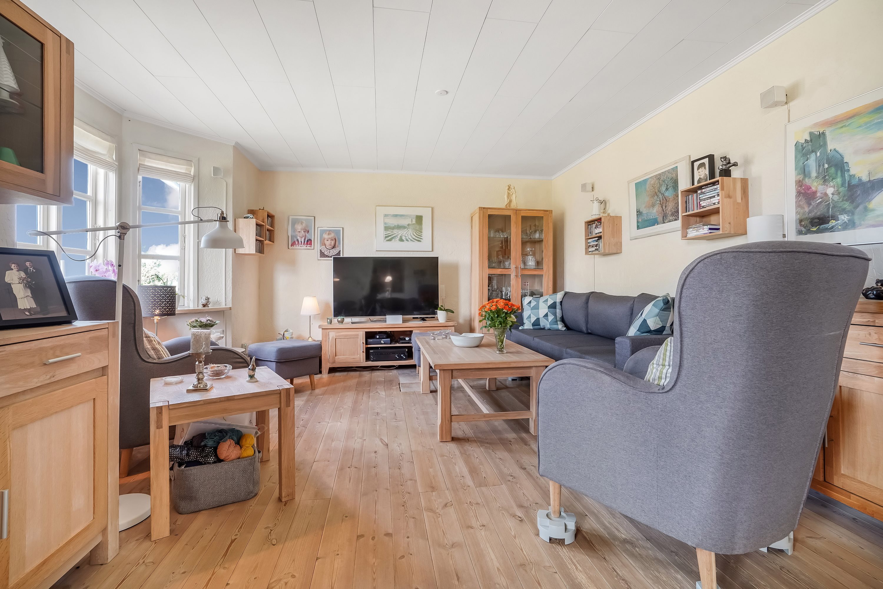 Fremhævet stue billede i fuldskærmstilstand. Billede af Svenstrupvej 31, Særslev, 5471 Søndersø