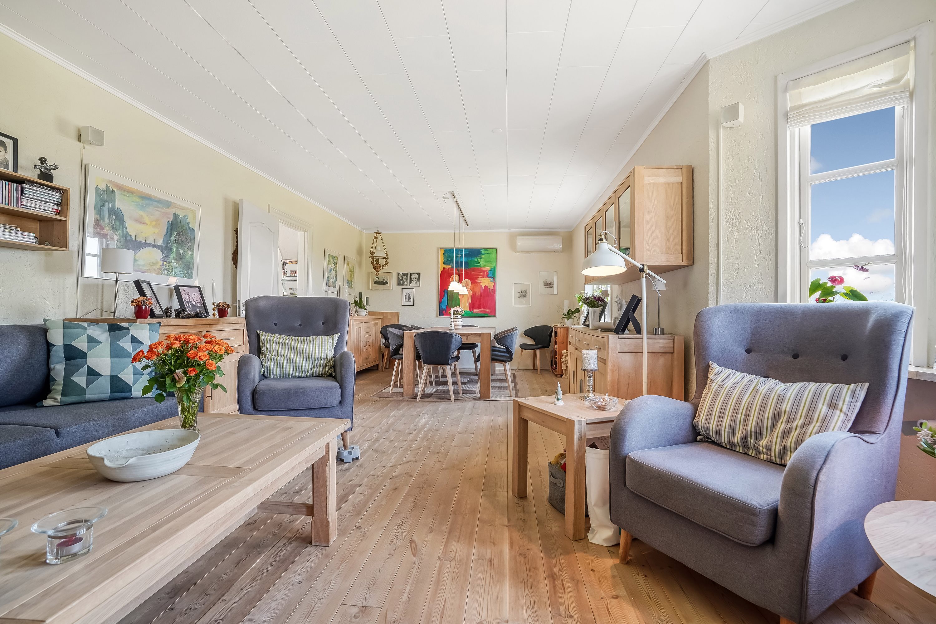 Fremhævet stue billede i fuldskærmstilstand. Billede af Svenstrupvej 31, Særslev, 5471 Søndersø