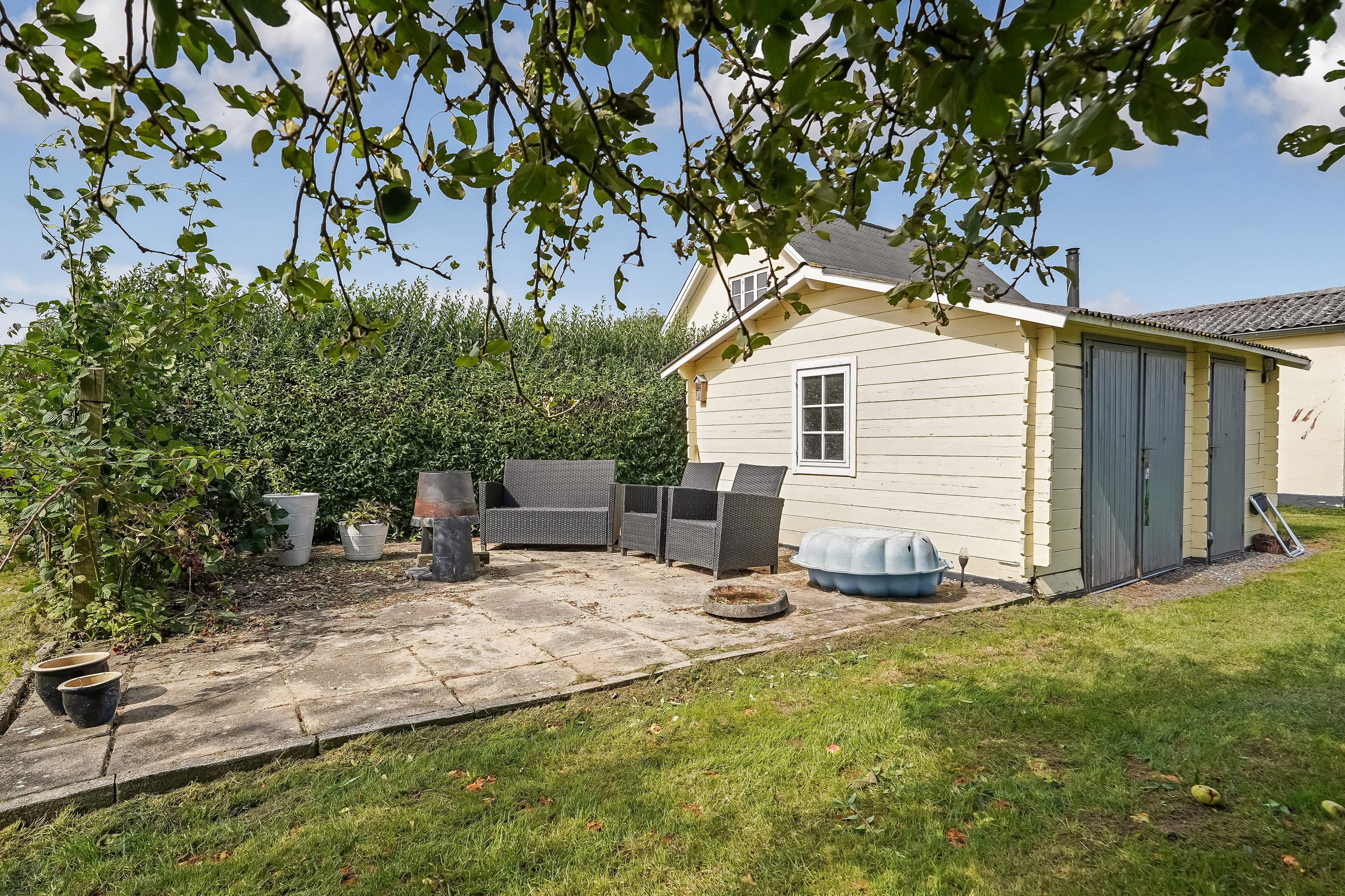 Fremhævet terrasse billede i fuldskærmstilstand. Billede af Svenstrupvej 31, Særslev, 5471 Søndersø