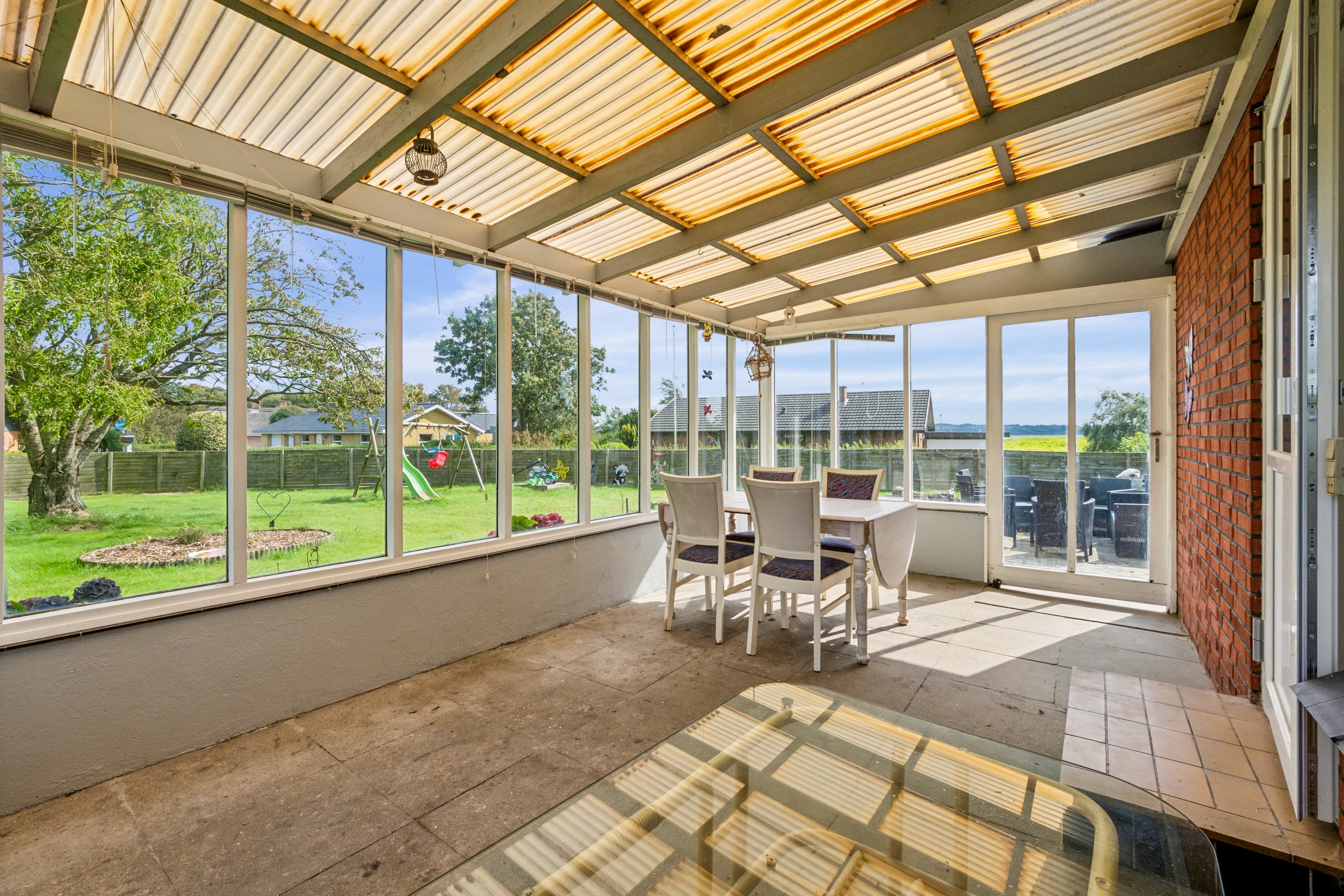 Fremhævet terrasse billede i fuldskærmstilstand. Billede af Lundøvej 208, Lundø, 7840 Højslev