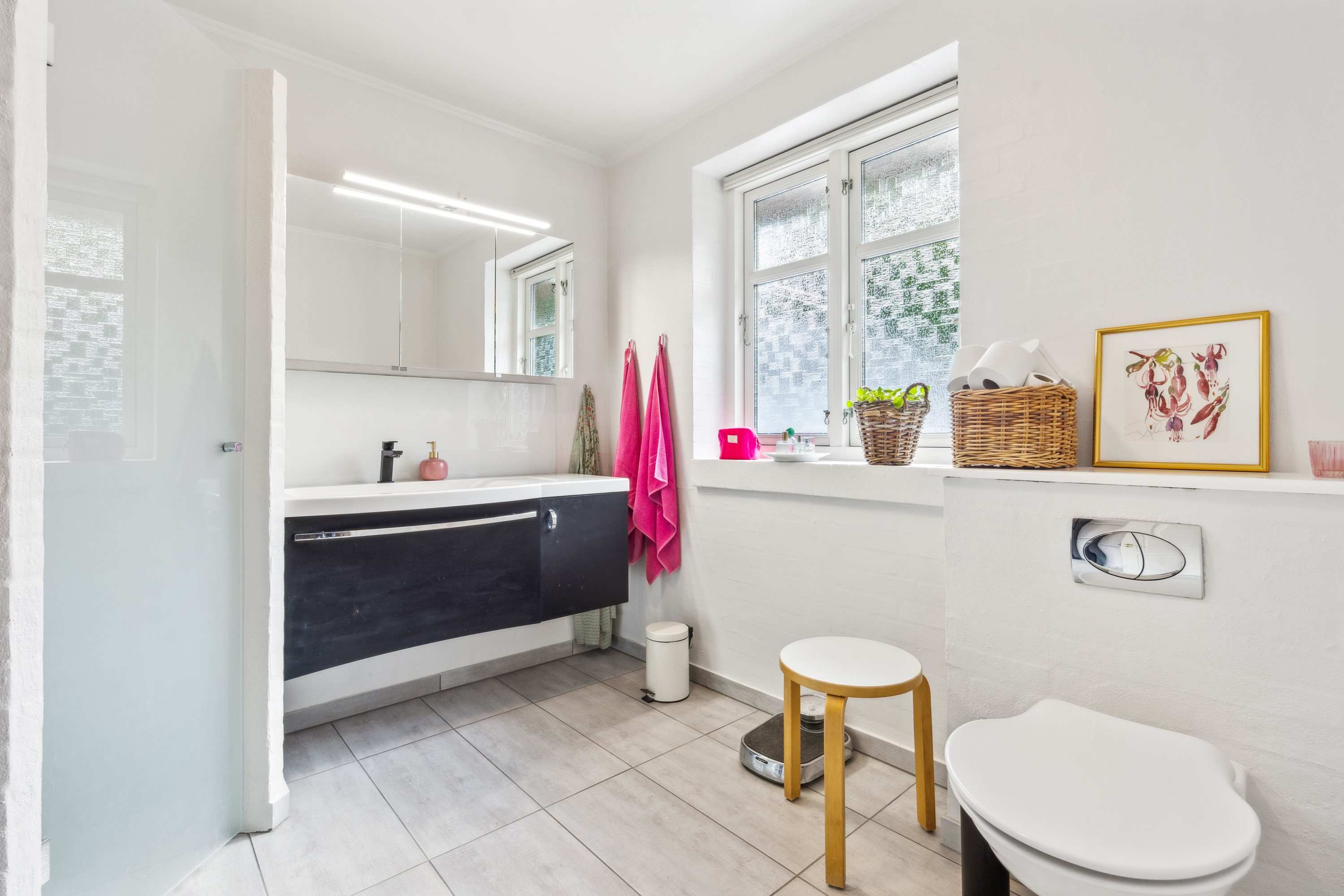 Fremhævet badeværelse billede i fuldskærmstilstand. Billede af Uggerhalnevej 16, Grindsted, 9310 Vodskov