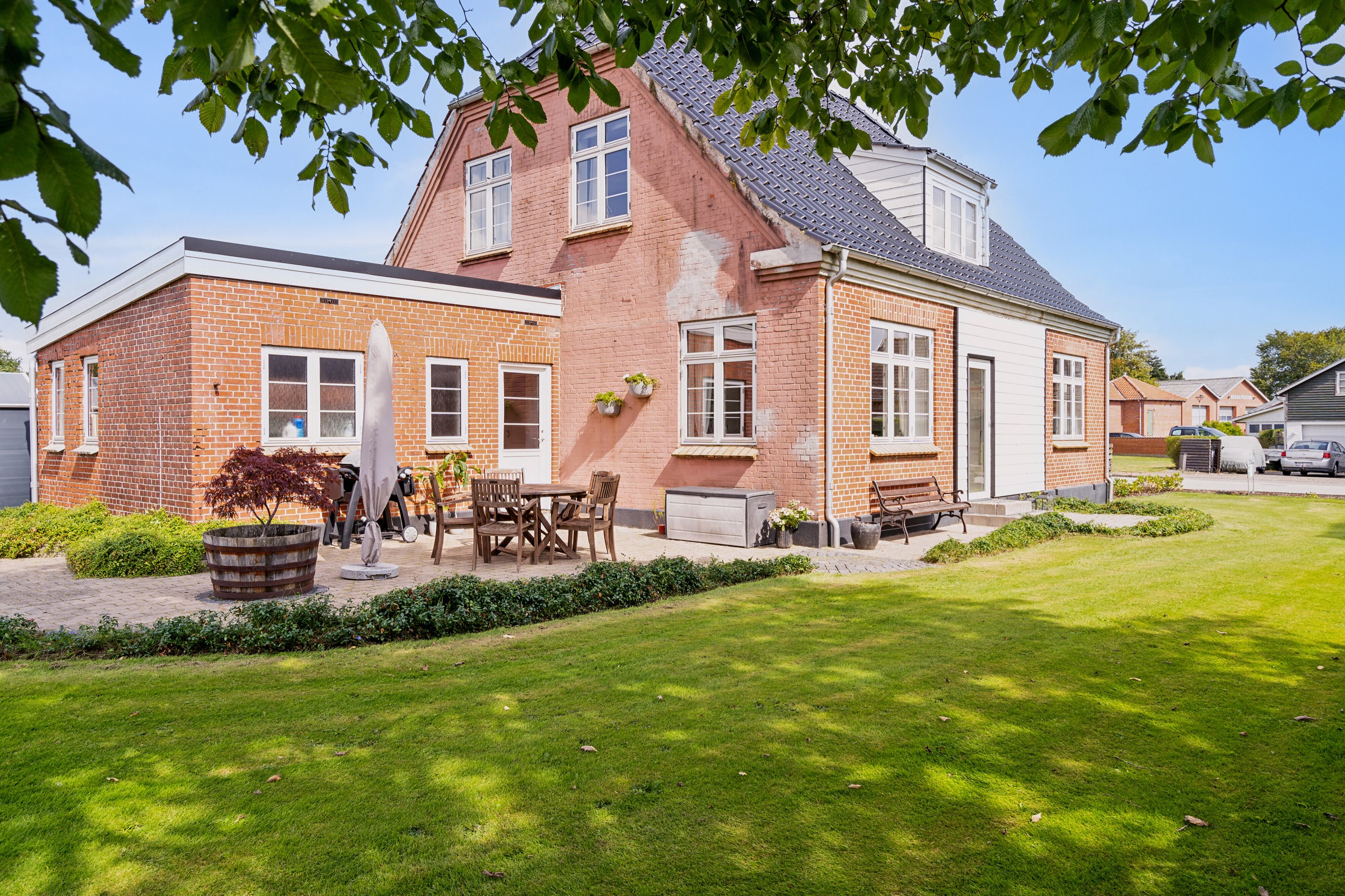 Fremhævet terrasse billede i fuldskærmstilstand. Billede af Varnæsvej 746, Bovrup, 6200 Aabenraa