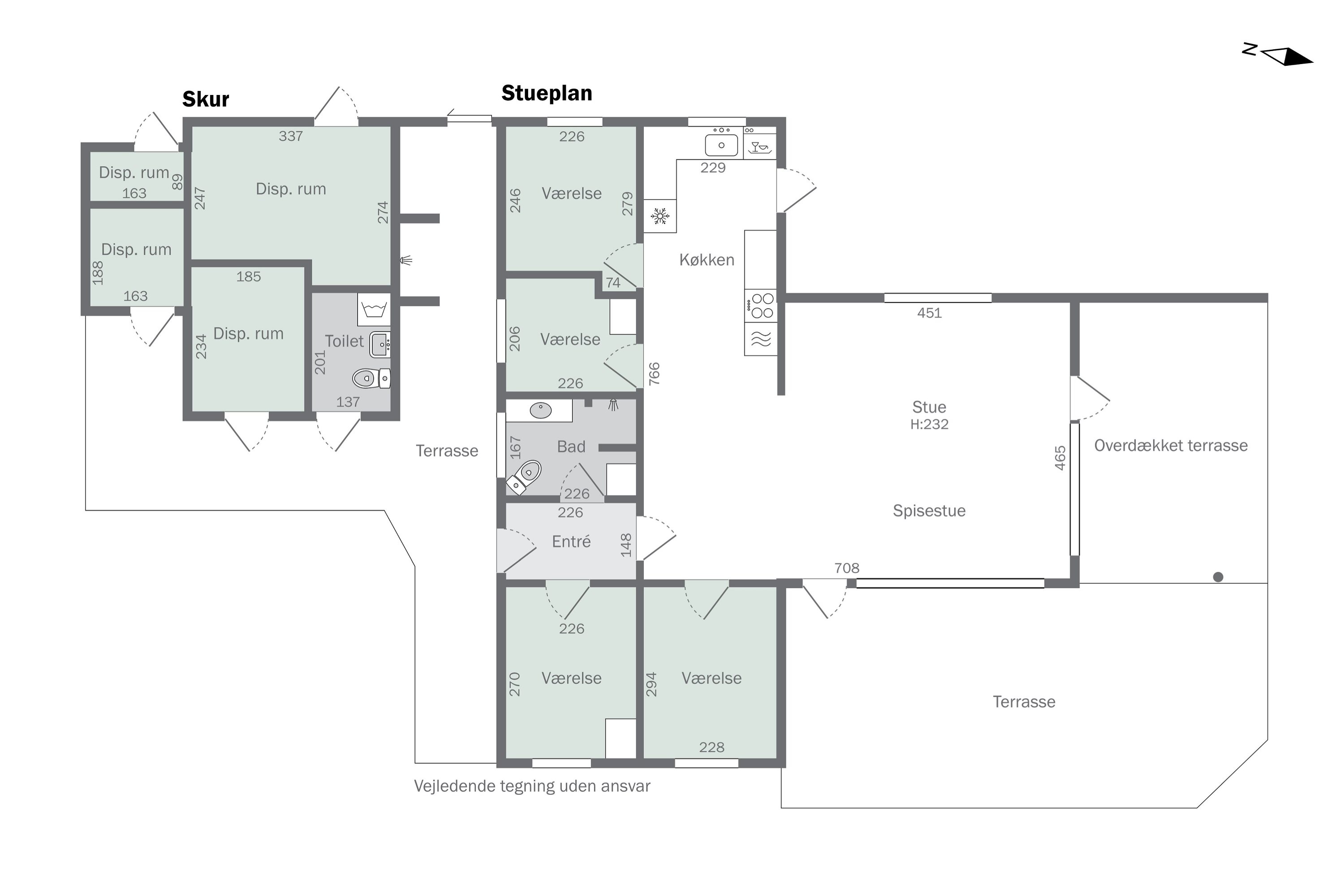 Plantegninger billede af Højbjergvej 2, Ordrup, 4540 Fårevejle