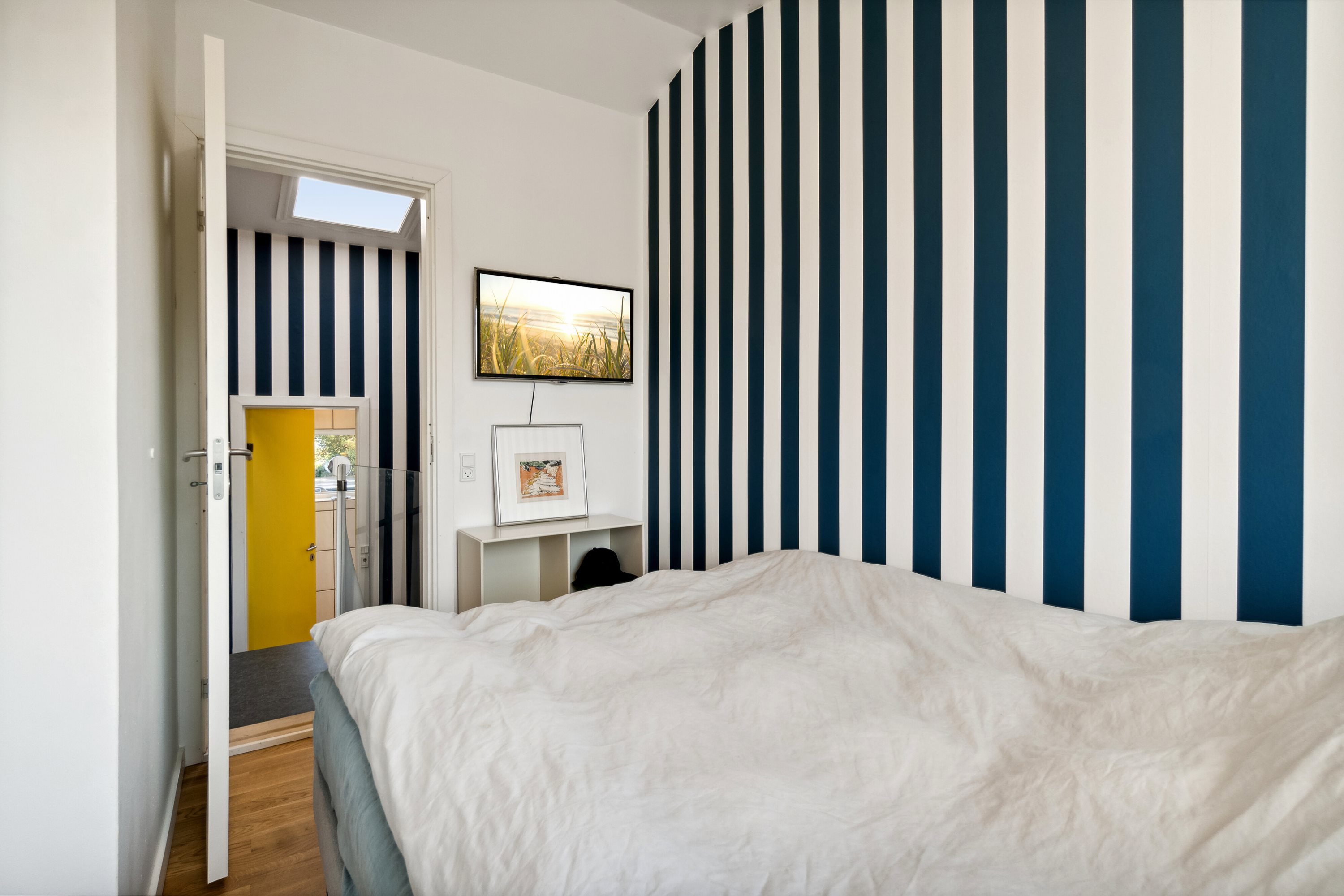 Fremhævet soveværelse billede i fuldskærmstilstand. Billede af Capellas Alle 23, 2770 Kastrup