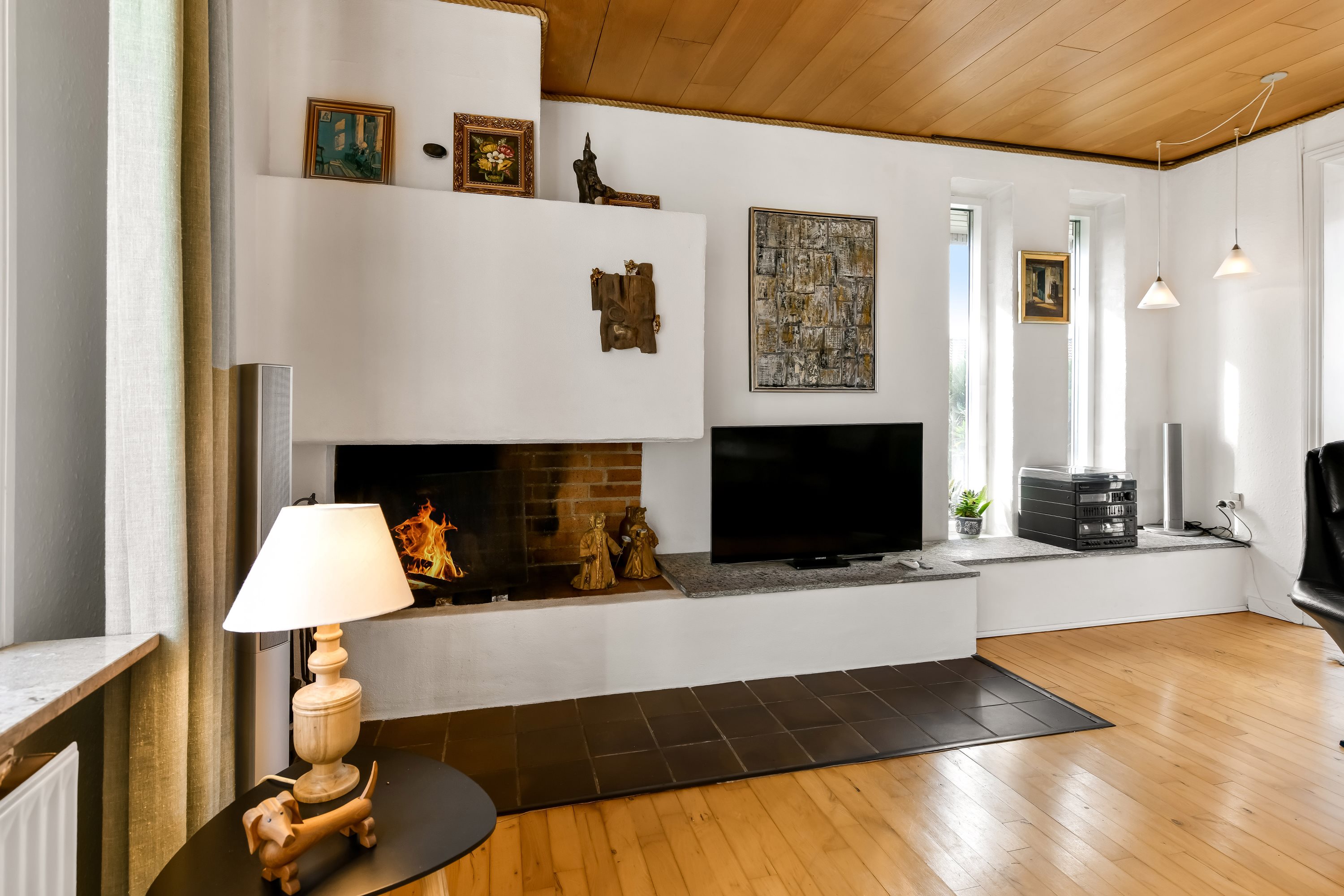 Fremhævet stue billede i fuldskærmstilstand. Billede af Vestparken 39, 6840 Oksbøl