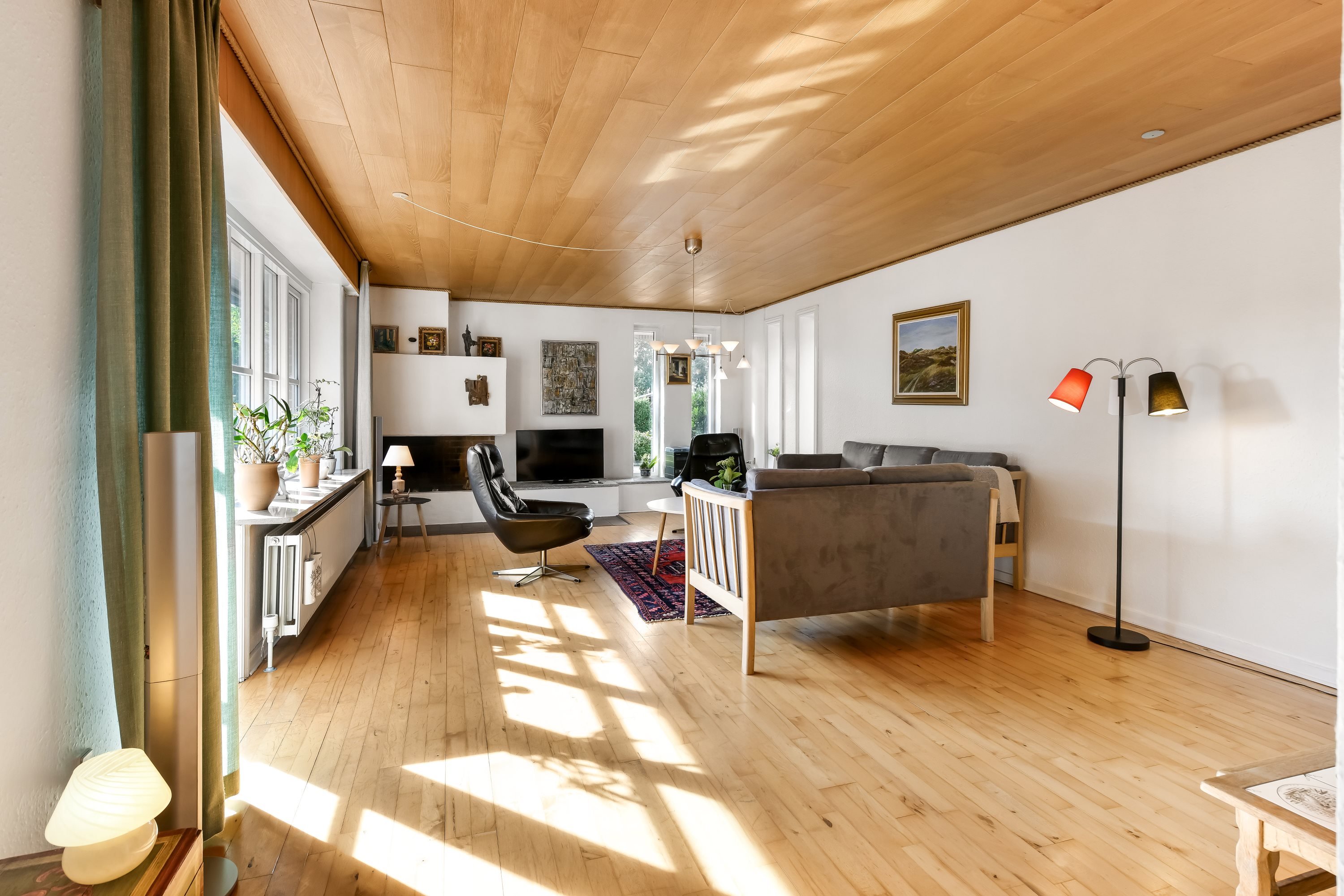 Fremhævet stue billede i fuldskærmstilstand. Billede af Vestparken 39, 6840 Oksbøl