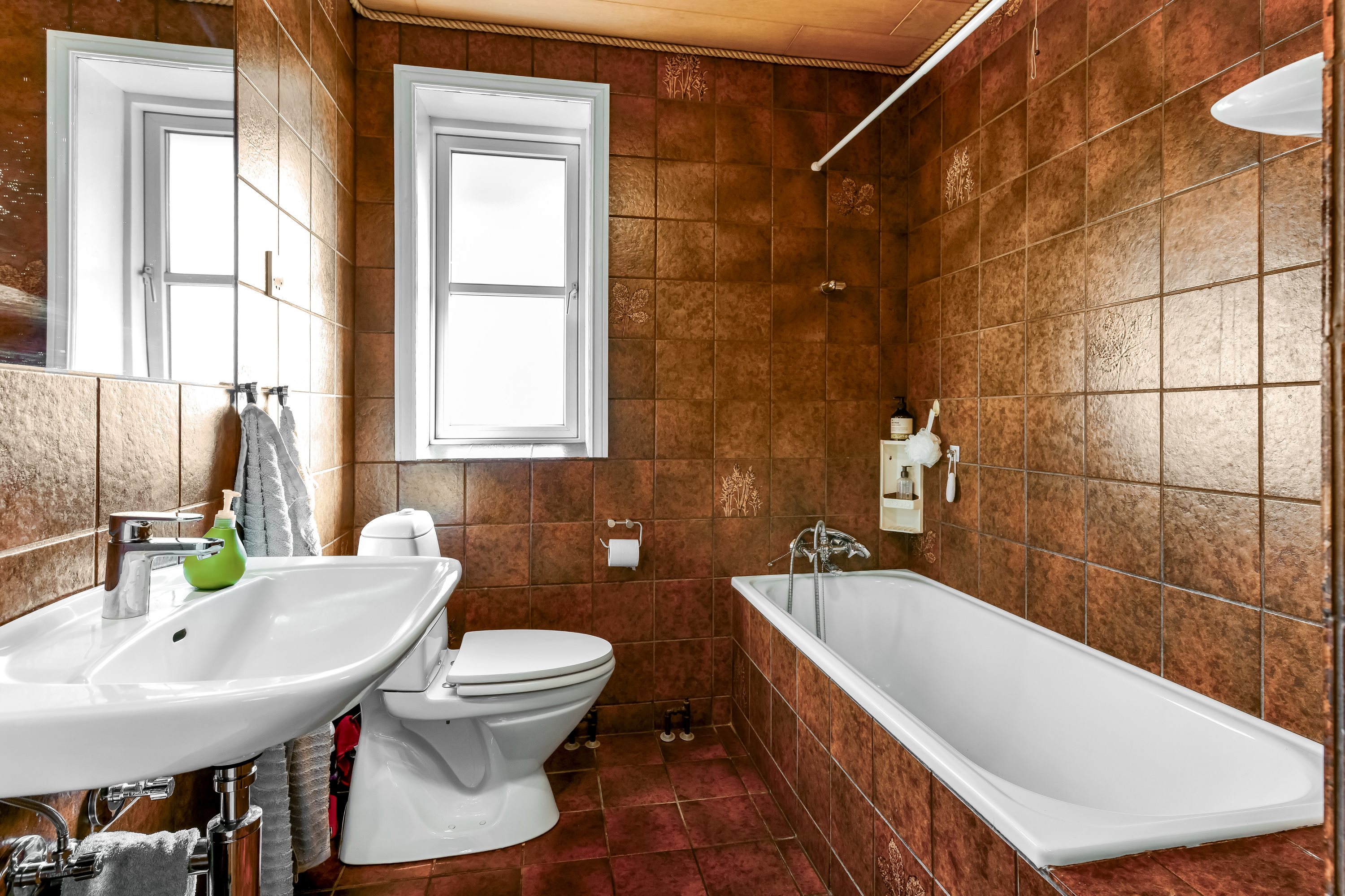 Fremhævet badeværelse billede i fuldskærmstilstand. Billede af Vestparken 39, 6840 Oksbøl