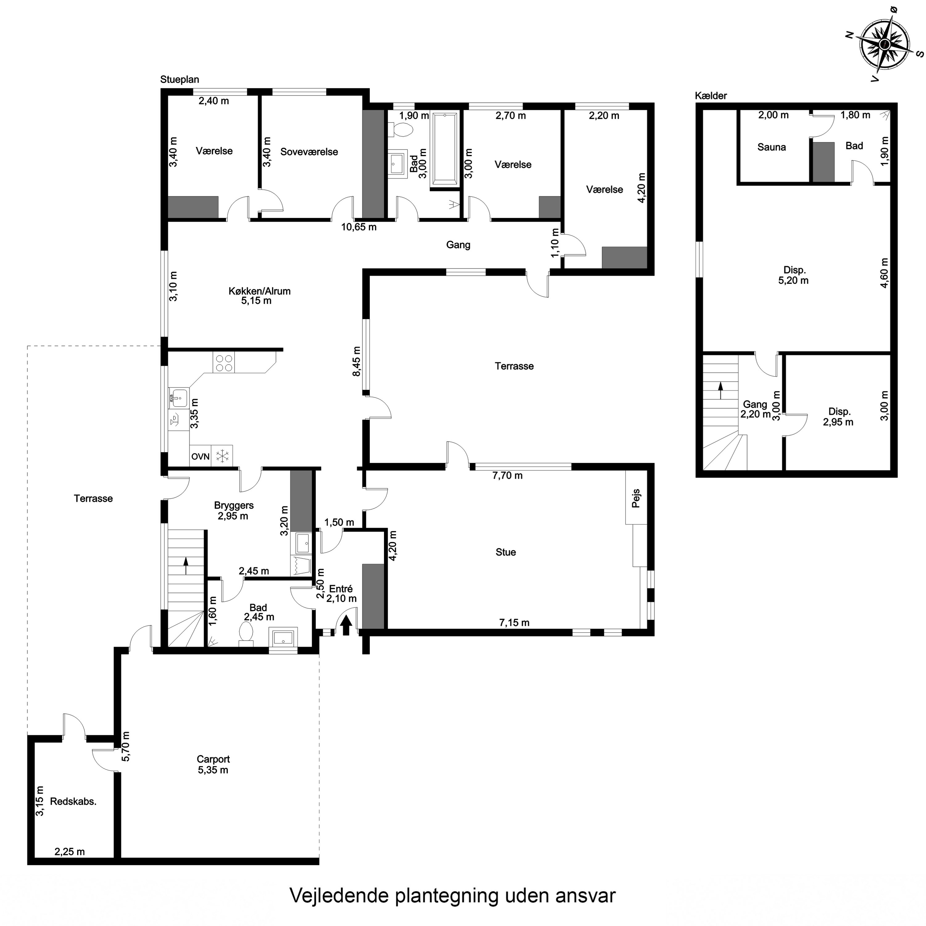 Plantegninger billede af Vestparken 39, 6840 Oksbøl