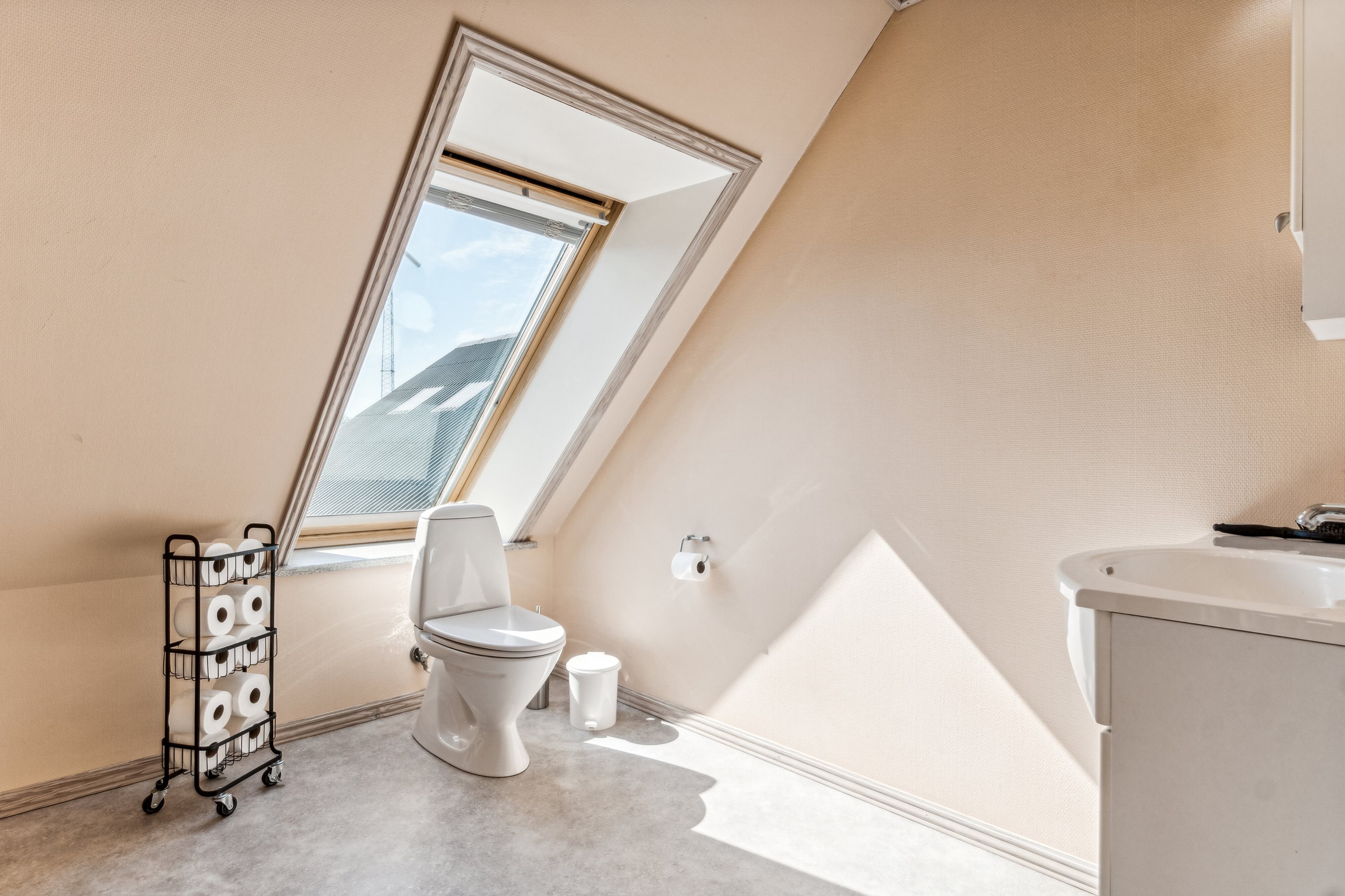 Fremhævet badeværelse billede i fuldskærmstilstand. Billede af Ashøjvej 14, 7760 Hurup Thy