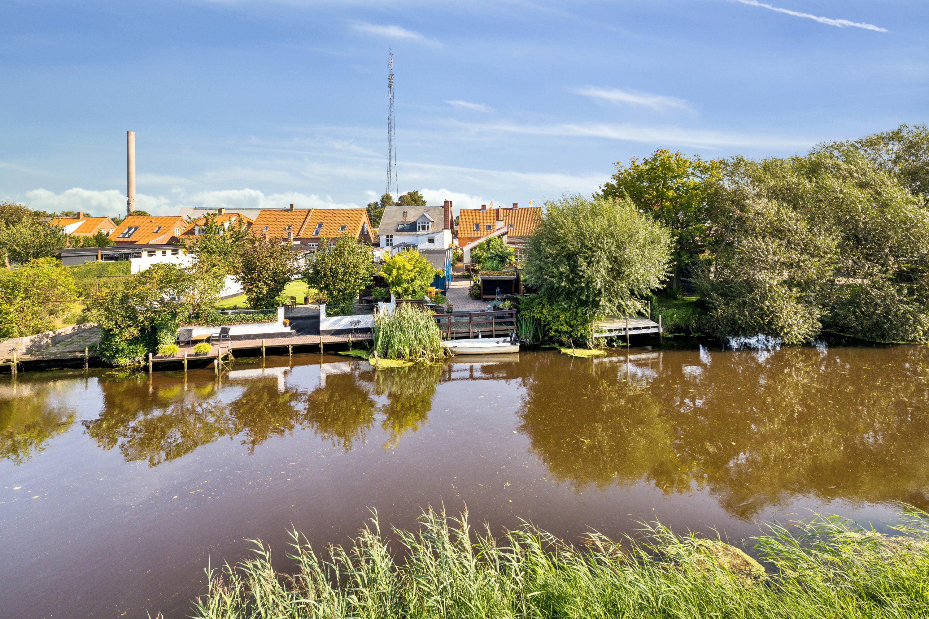 Fremhævet luftfoto billede i fuldskærmstilstand. Billede af Søgade 37, 8500 Grenaa