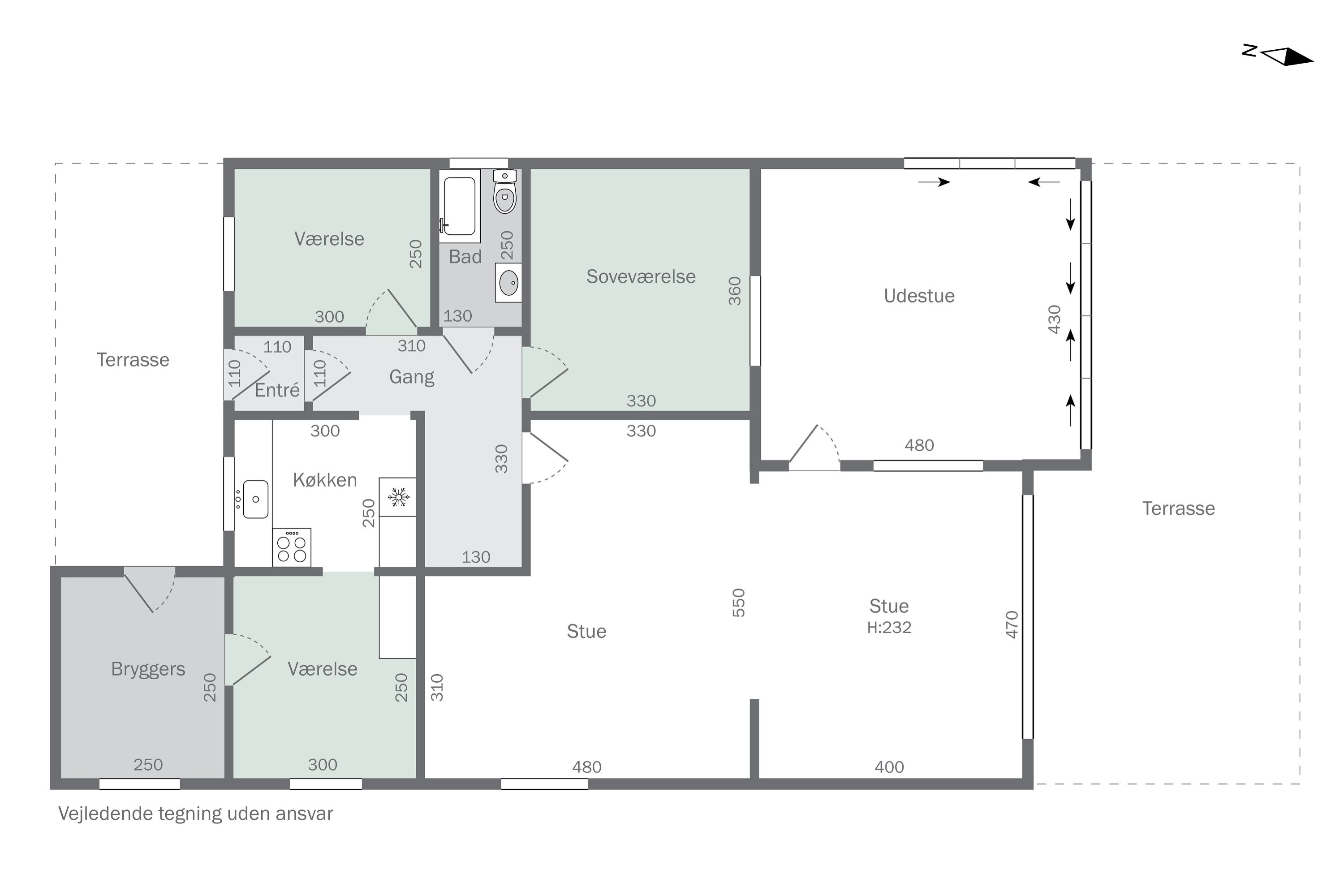 Plantegninger billede af Buen 29, 9881 Bindslev