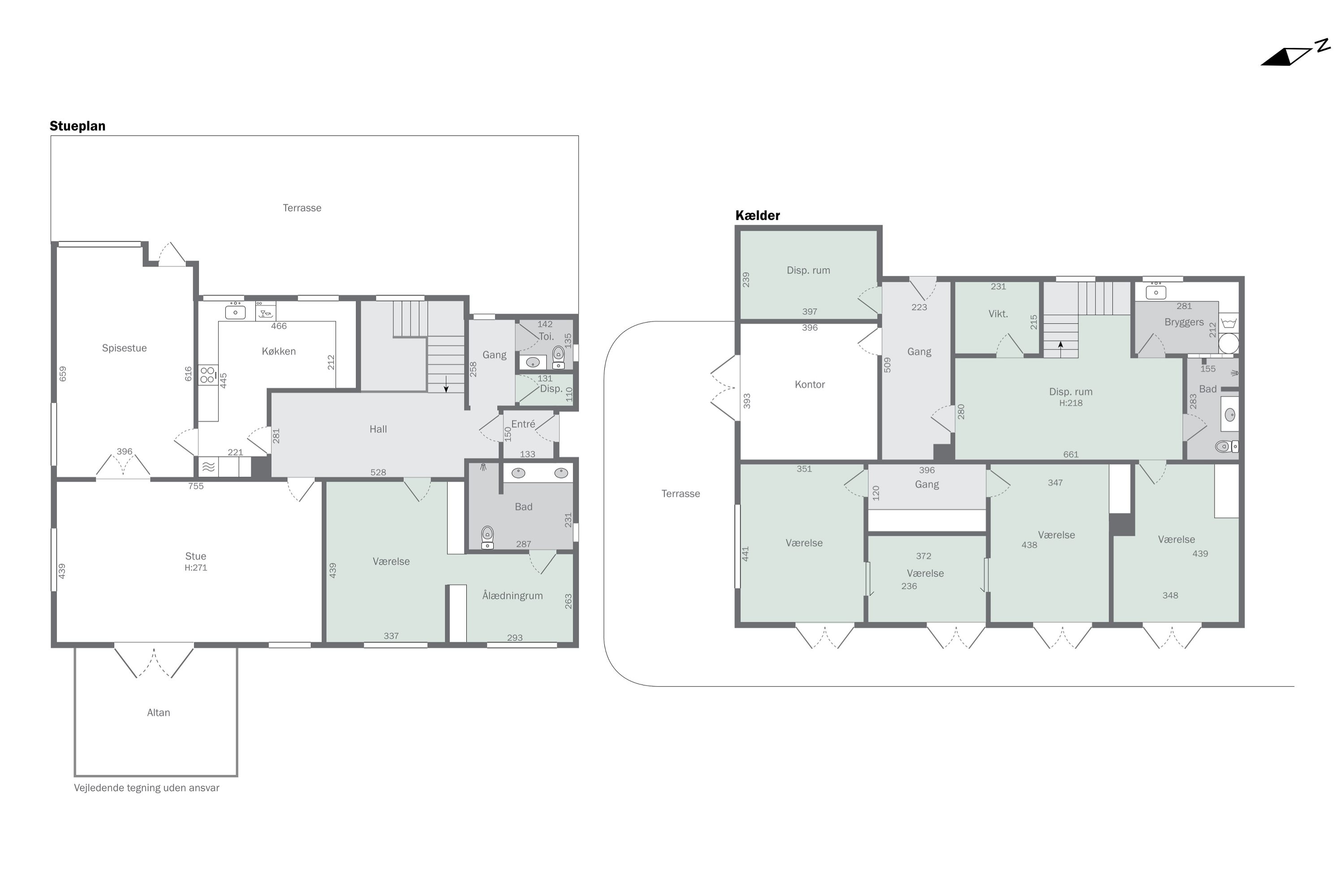 Plantegninger billede af Tørholmsvej 93, 9800 Hjørring