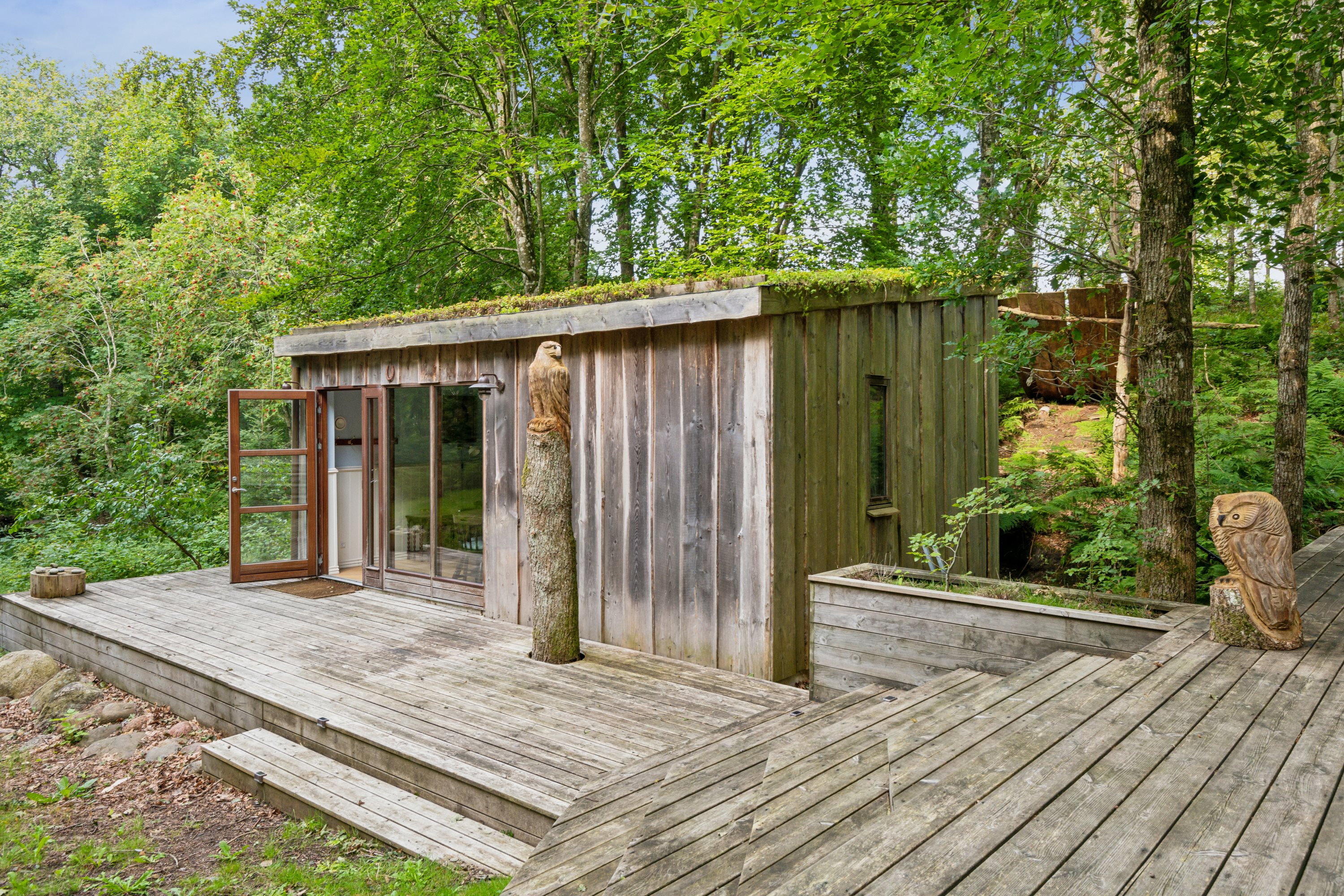 Fremhævet terrasse billede i fuldskærmstilstand. Billede af Gistrup Hedevej 41F, 9260 Gistrup