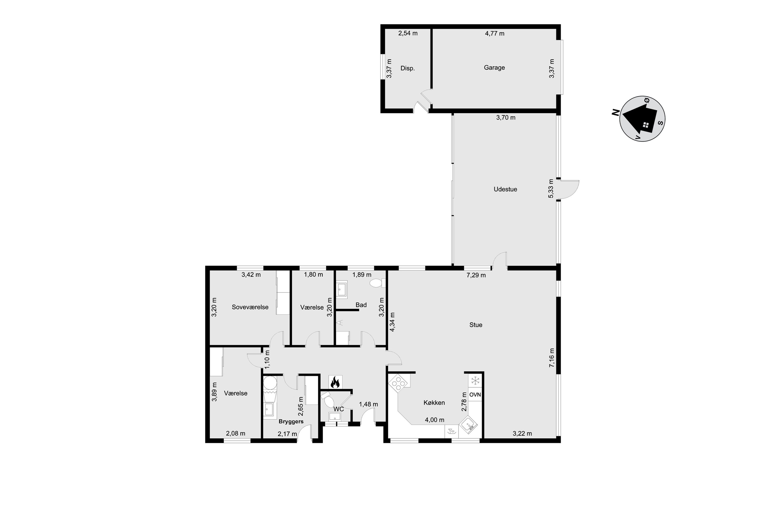 Plantegninger billede af Grønningen 14, Troldhede, 6920 Videbæk