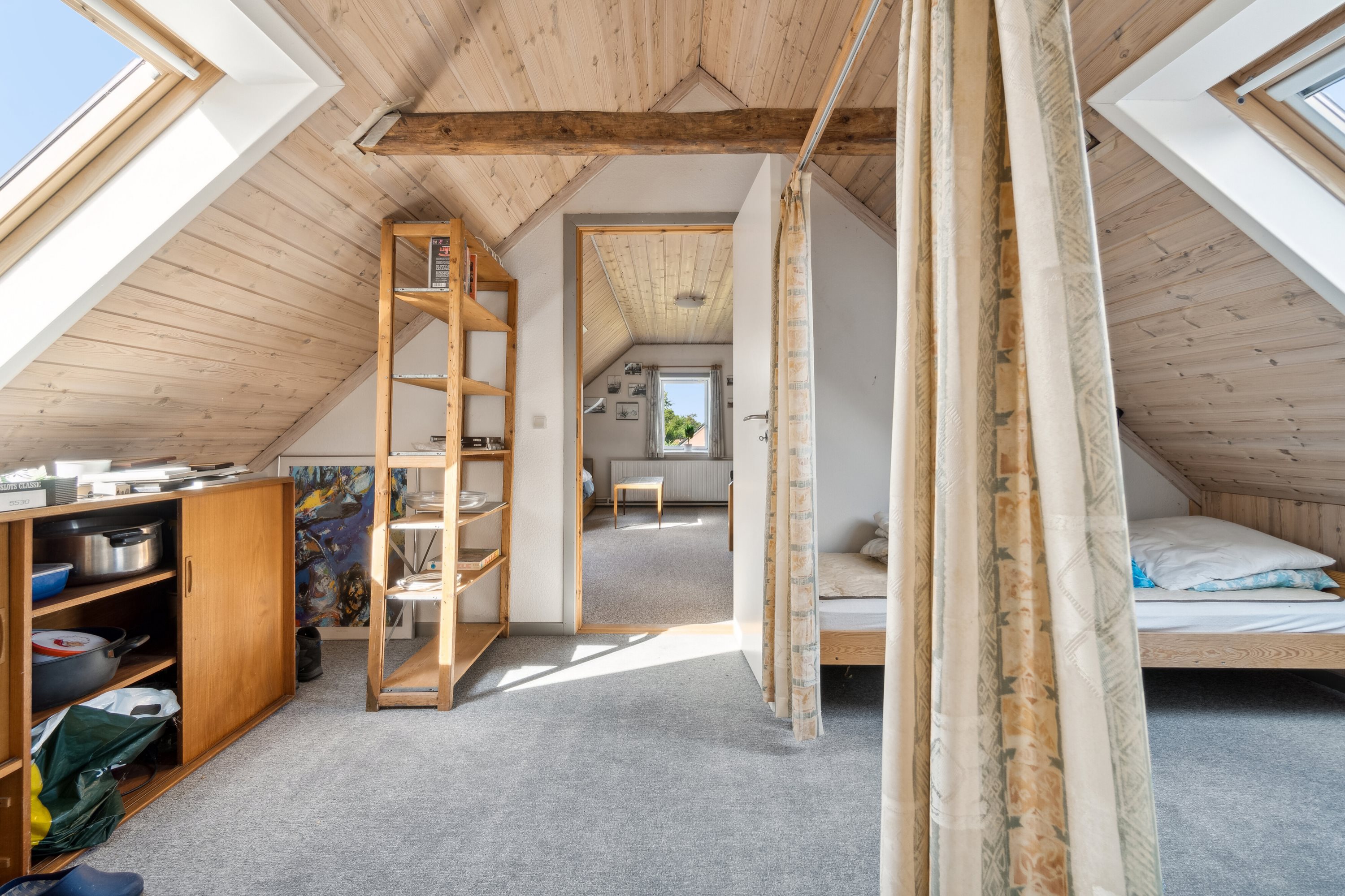 Fremhævet soveværelse billede i fuldskærmstilstand. Billede af Tårnvej 60, Hørdum, 7752 Snedsted