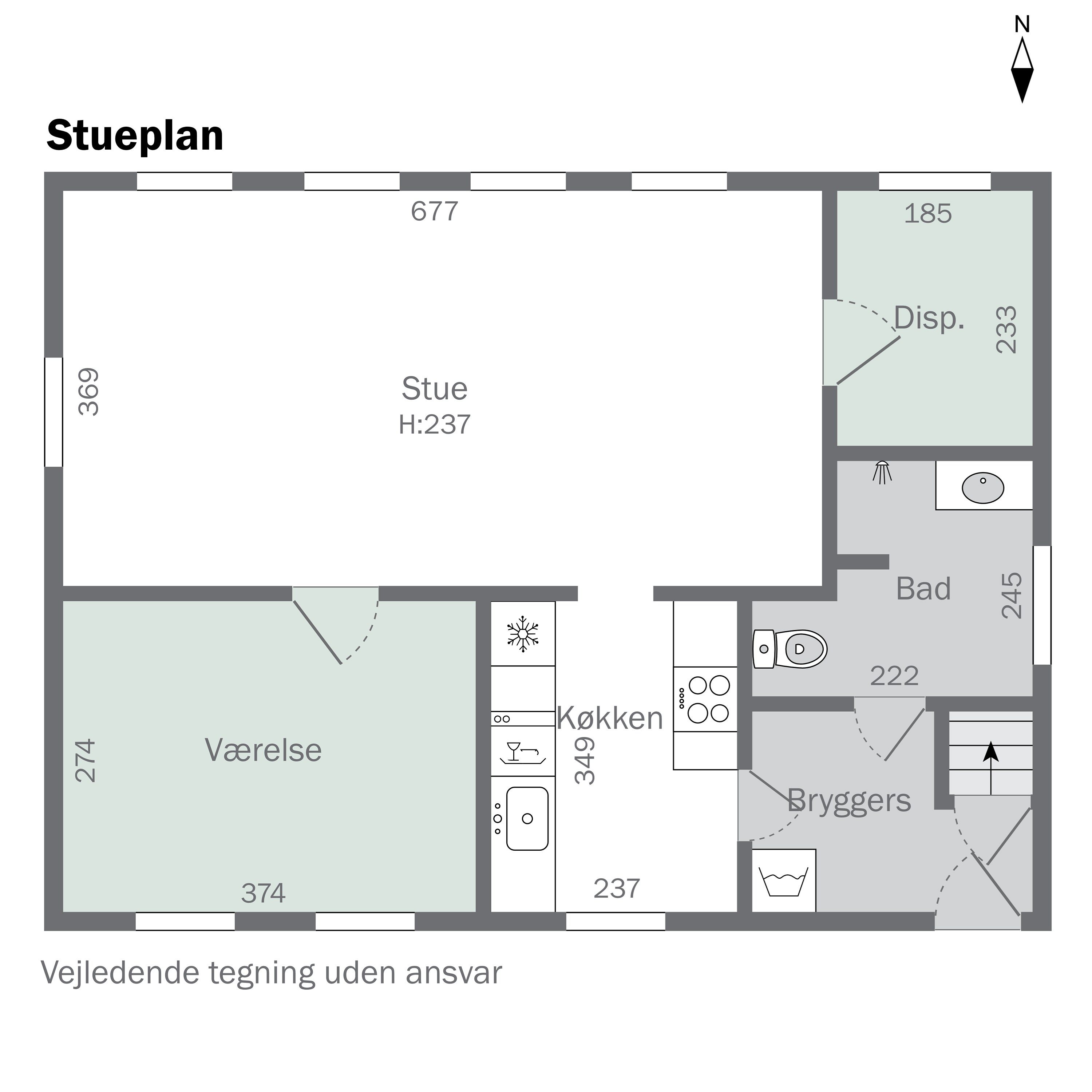 Plantegninger billede af Tårnvej 60, Hørdum, 7752 Snedsted