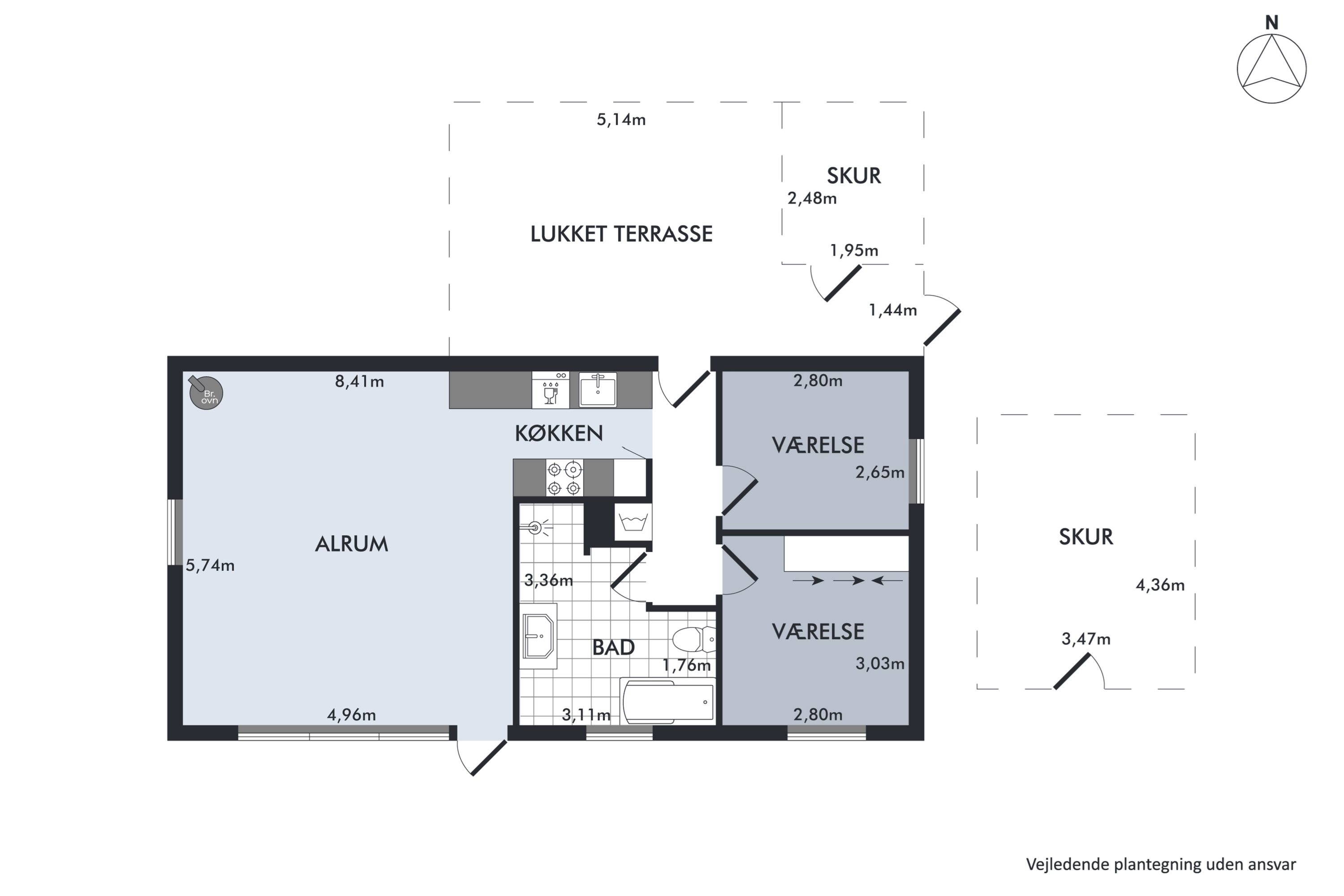 Plantegninger billede af Solbjergvej 8, Sønderby, 6470 Sydals