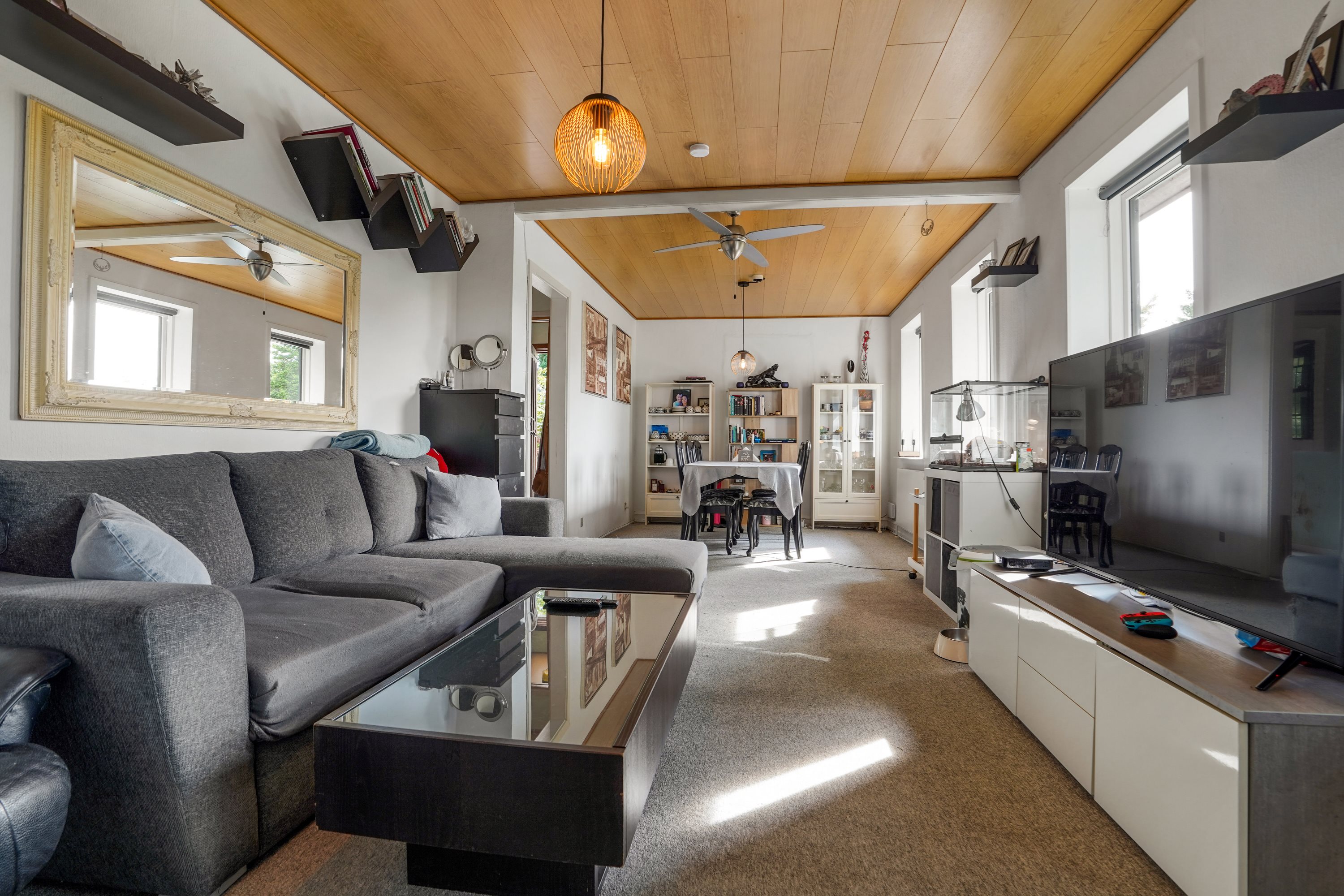 Fremhævet stue billede i fuldskærmstilstand. Billede af Stavnsagergyden 15, 5550 Langeskov