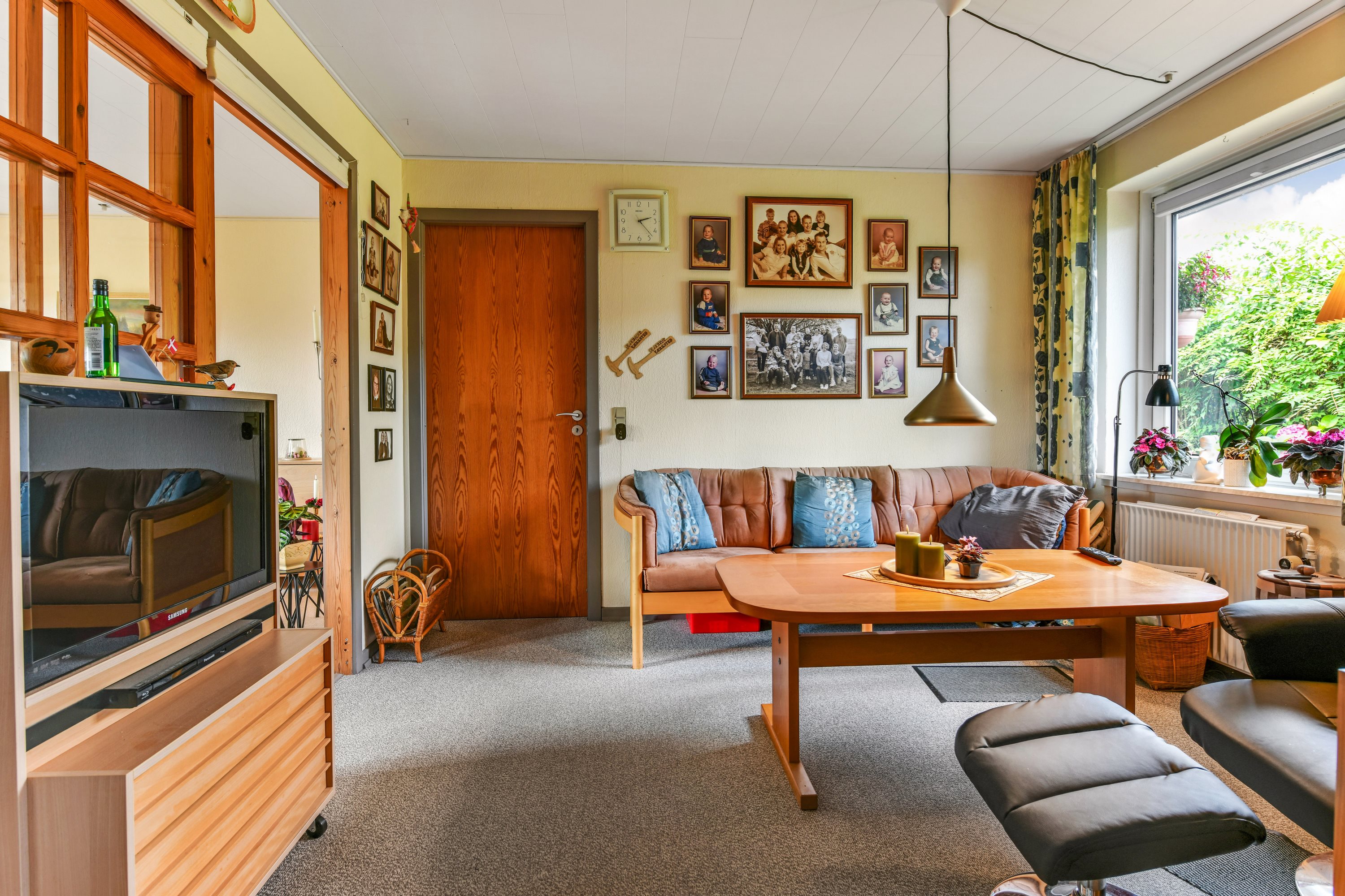 Fremhævet stue billede i fuldskærmstilstand. Billede af Nørrevej 47, Stend-Krogag, 7200 Grindsted