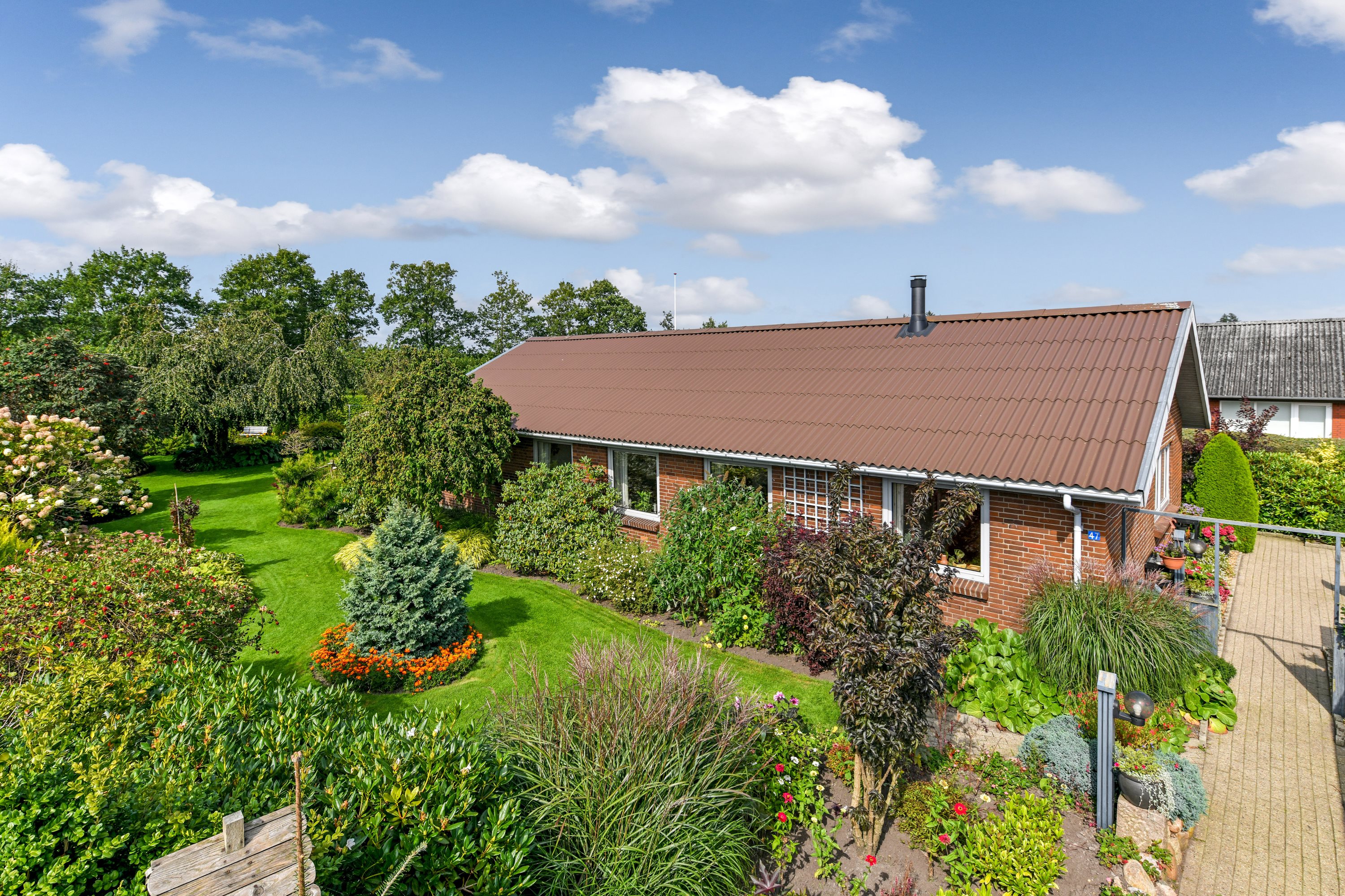 Villa: Ejendommen på Nørrevej 47, Stend-Krogag, 7200 Grindsted