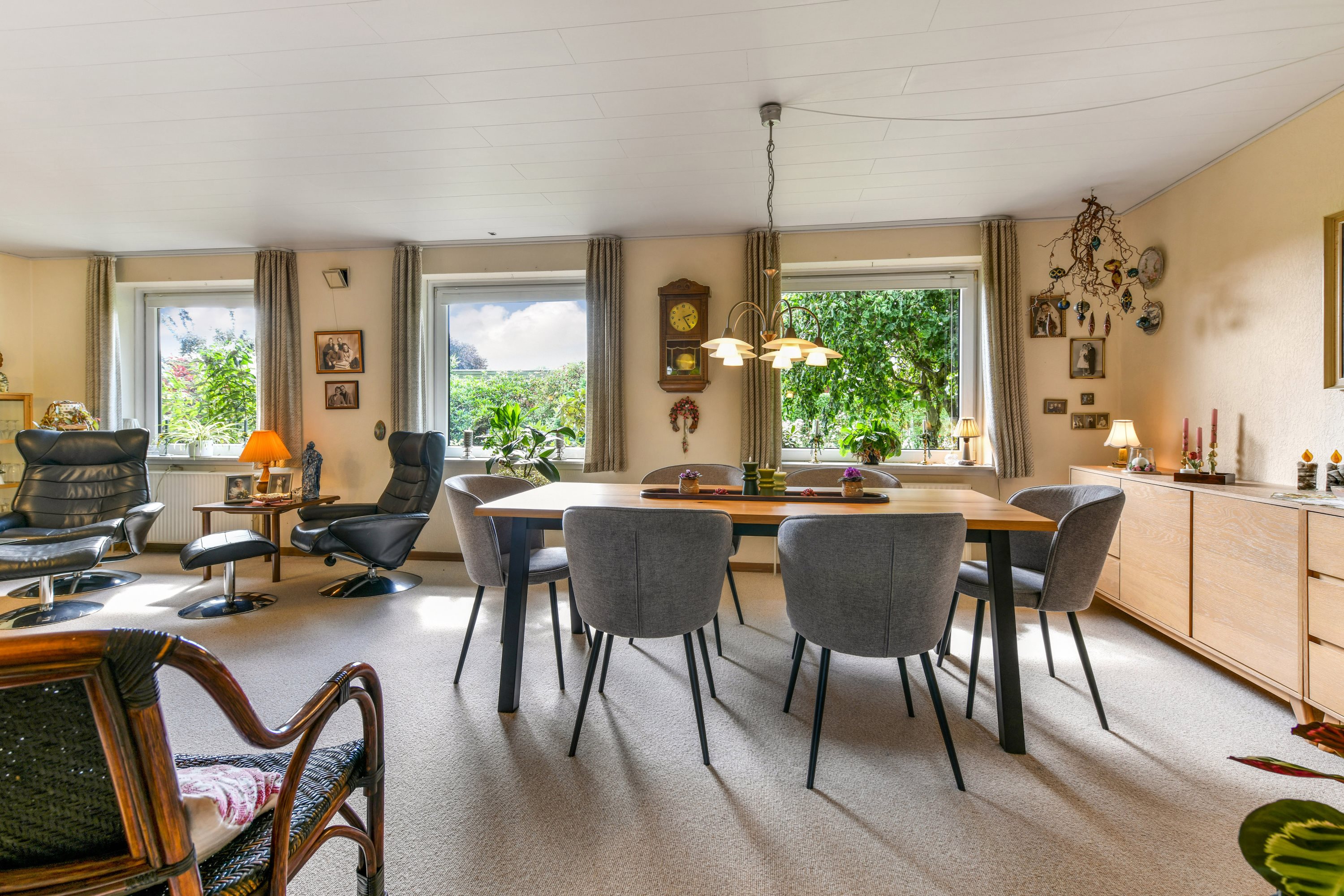 Fremhævet stue billede i fuldskærmstilstand. Billede af Nørrevej 47, Stend-Krogag, 7200 Grindsted